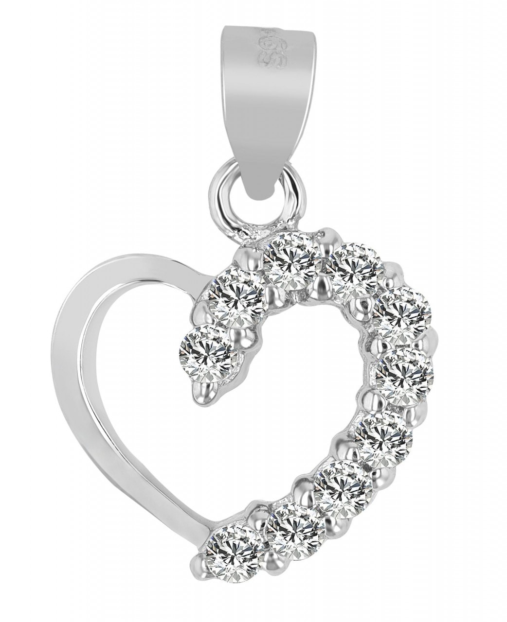 Adelia's Herz Anhรคnger 925 Sterling Silber