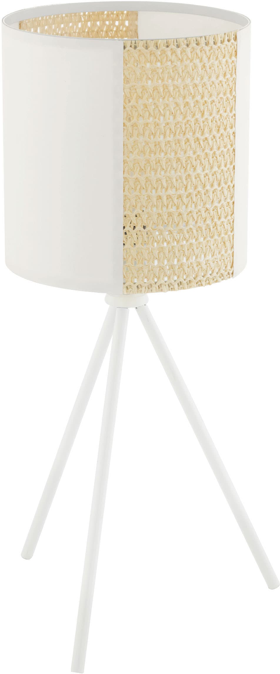 EGLO Tischleuchte "ARNHEM", weiß, Ø 24cm H: 61cm, 1 Stk., Leuchten, Tischleuchte in weiß aus Stahl - exkl. E27 - 40W, Tischleuchte