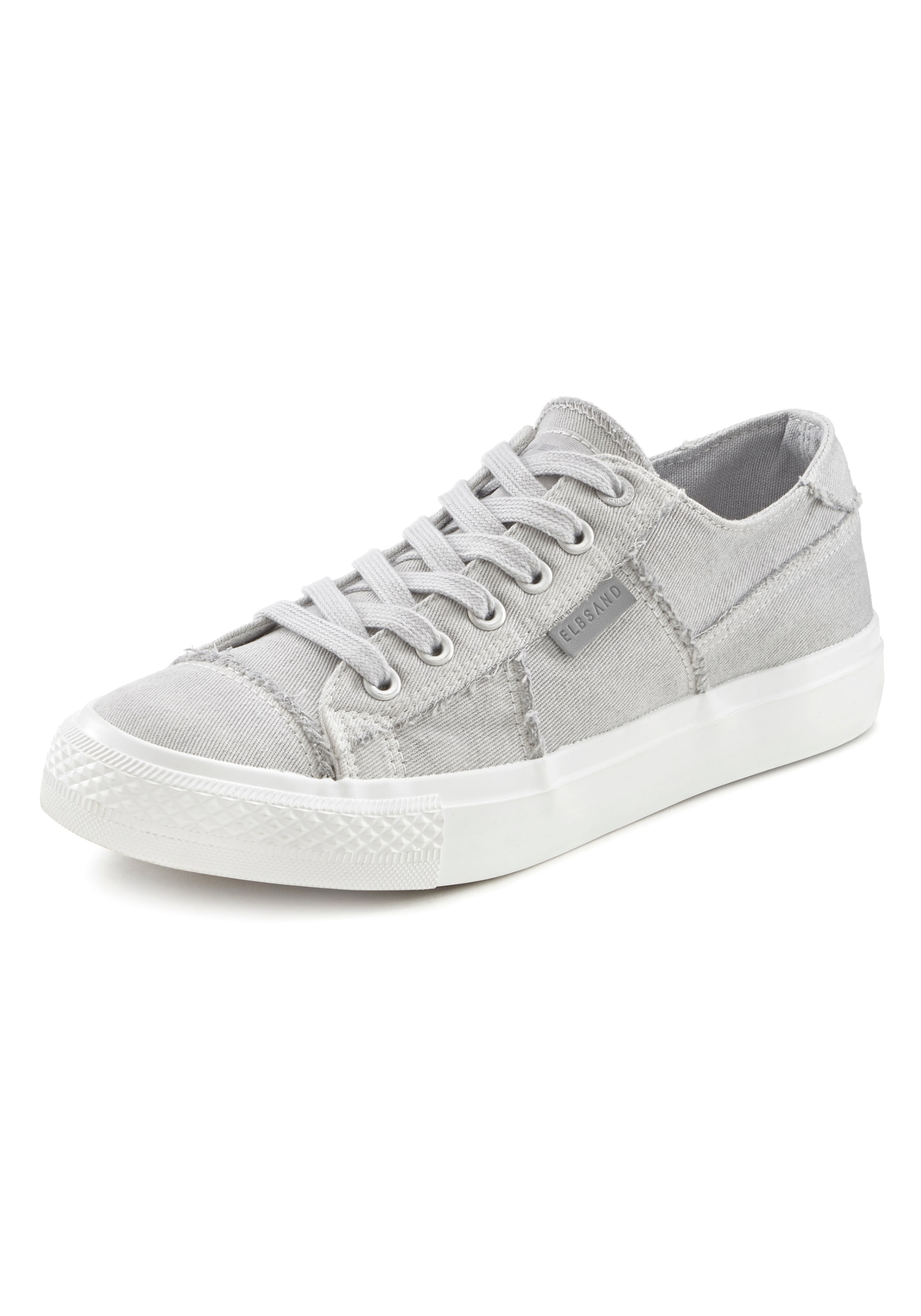 Elbsand Sneaker »Schnürschuh«, Schnürhalbschuh, Freizeitschuh aus Textil, Used-Look VEGAN