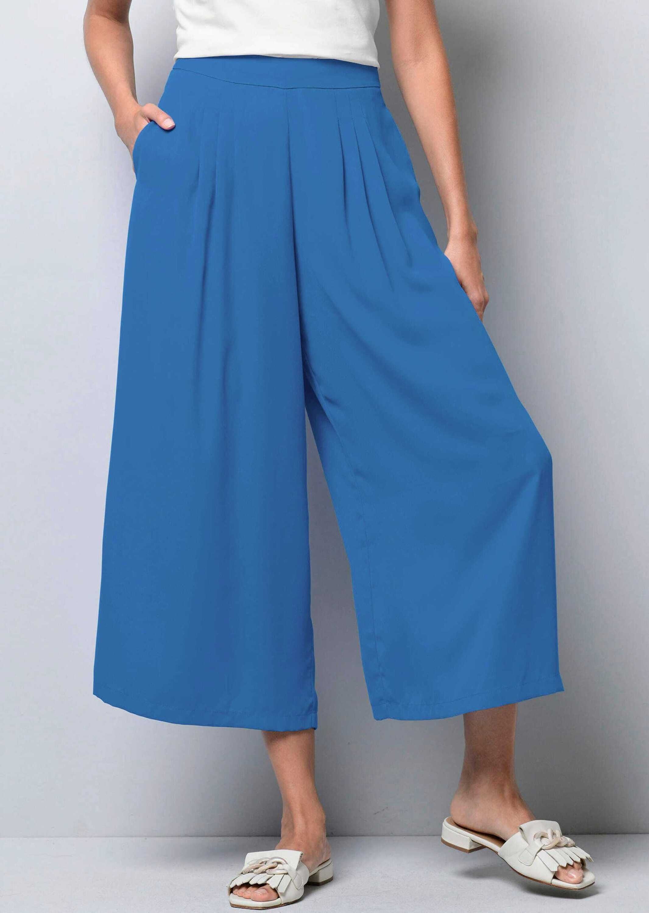 Alba Moda Culotte »Hose Hose mit Pliseefalten«