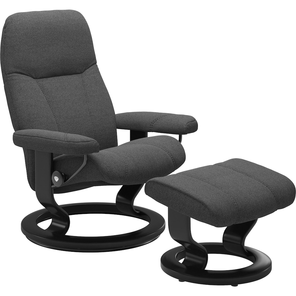 Stressless® Relaxsessel »Consul«, (Set, Relaxsessel mit Hocker)