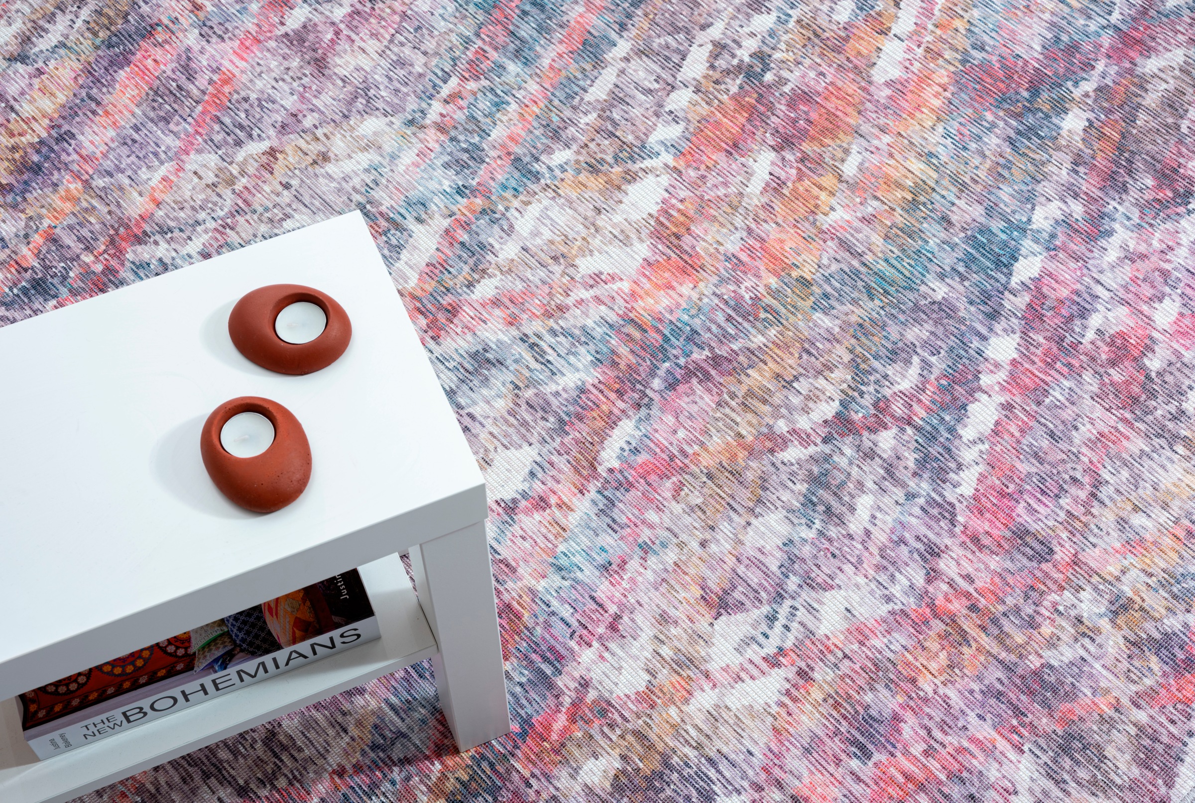 Thumbnail - OTTO home Teppich "Oryn" rechteckig 8 mm Höhe Flachgewebe, modern kariert, In- und Outdoor geeignet