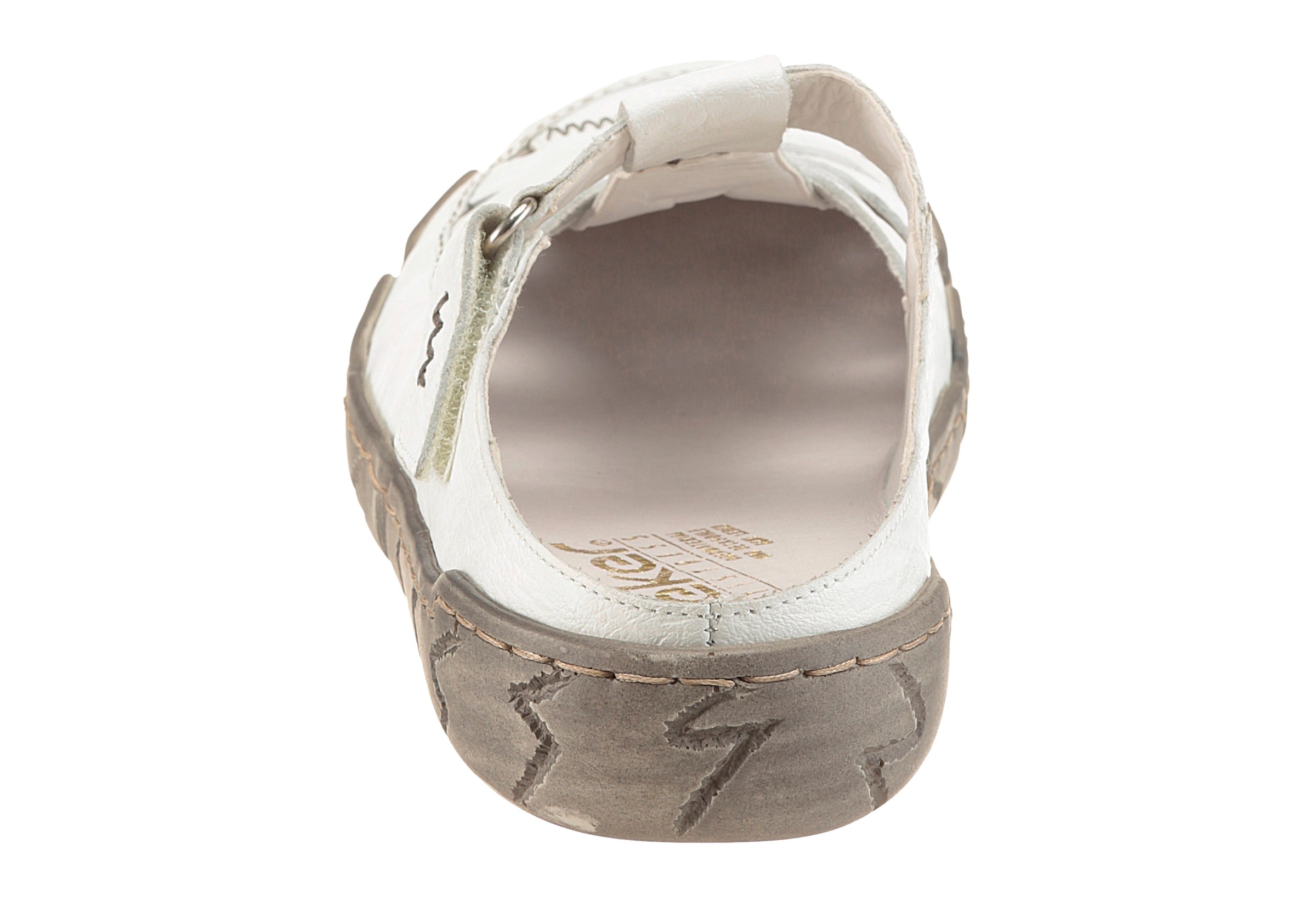 Rieker Clog Sabot, Sommerschuh, Schlappen, Hausschuh mit Ziernähten günstig online kaufen