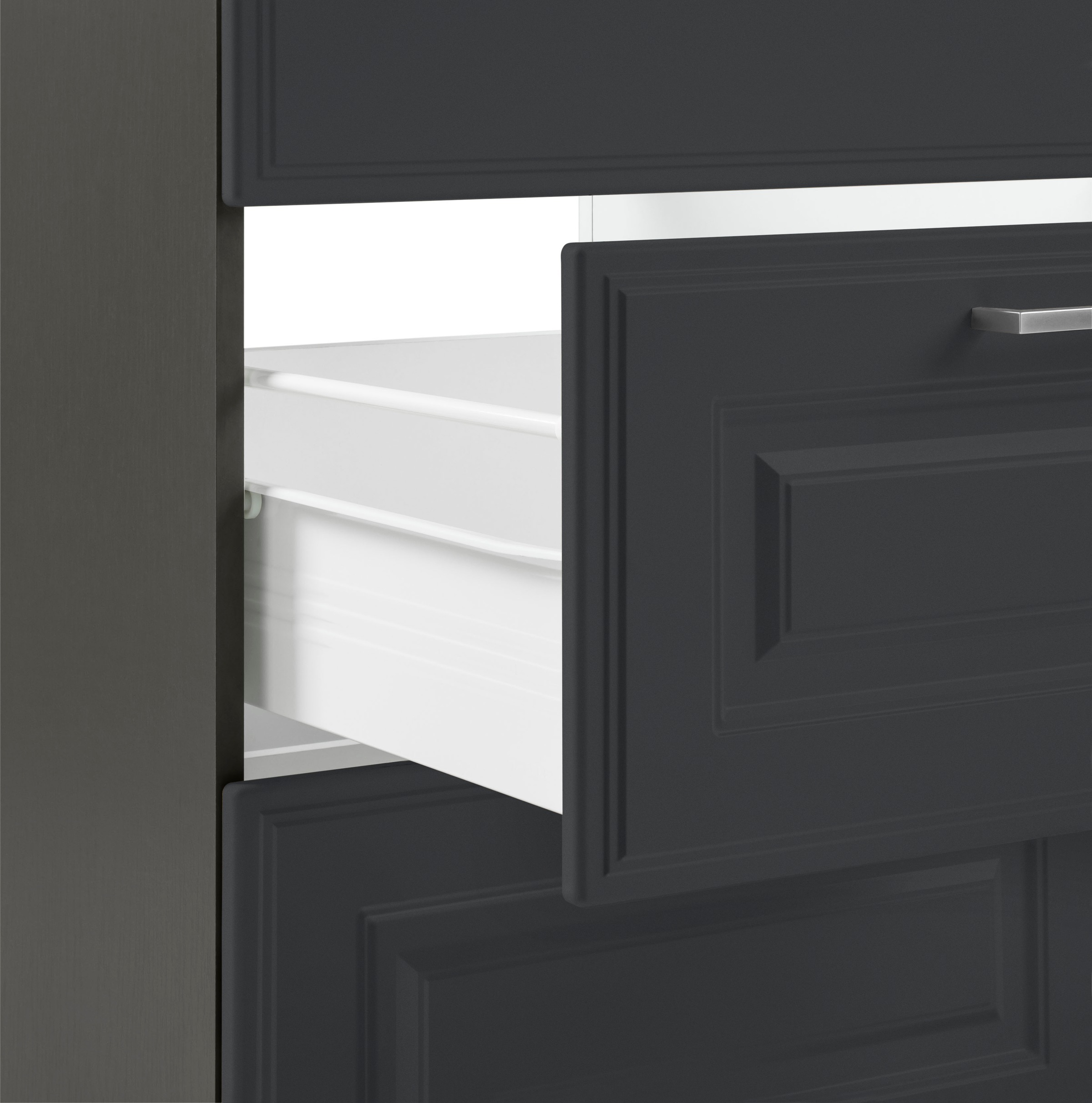 KOCHSTATION »KS-Stockholm« Breite 330 cm, mit hochwertigen MDF Fronten im Landhaus-Stil