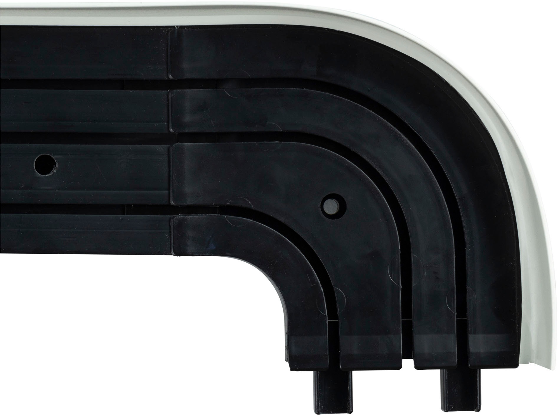 SN DECO GROUP Gardinenschiene »SH3«, 3 läufig-läufig, Fixmaß, mit Blende 5 cm
