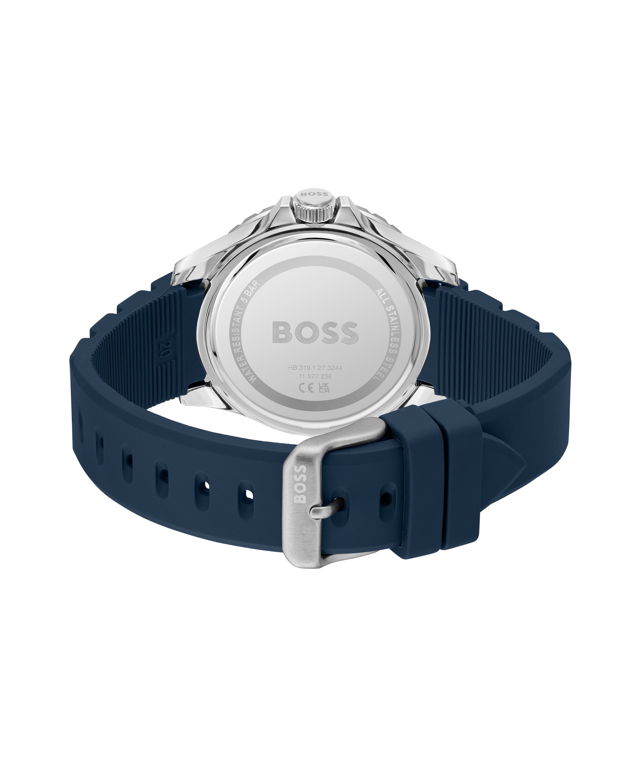 BOSS Quarzuhr »TROPER SPORT« Armbanduhr, Herrenuhr, Silikonarmband, analog, Tag