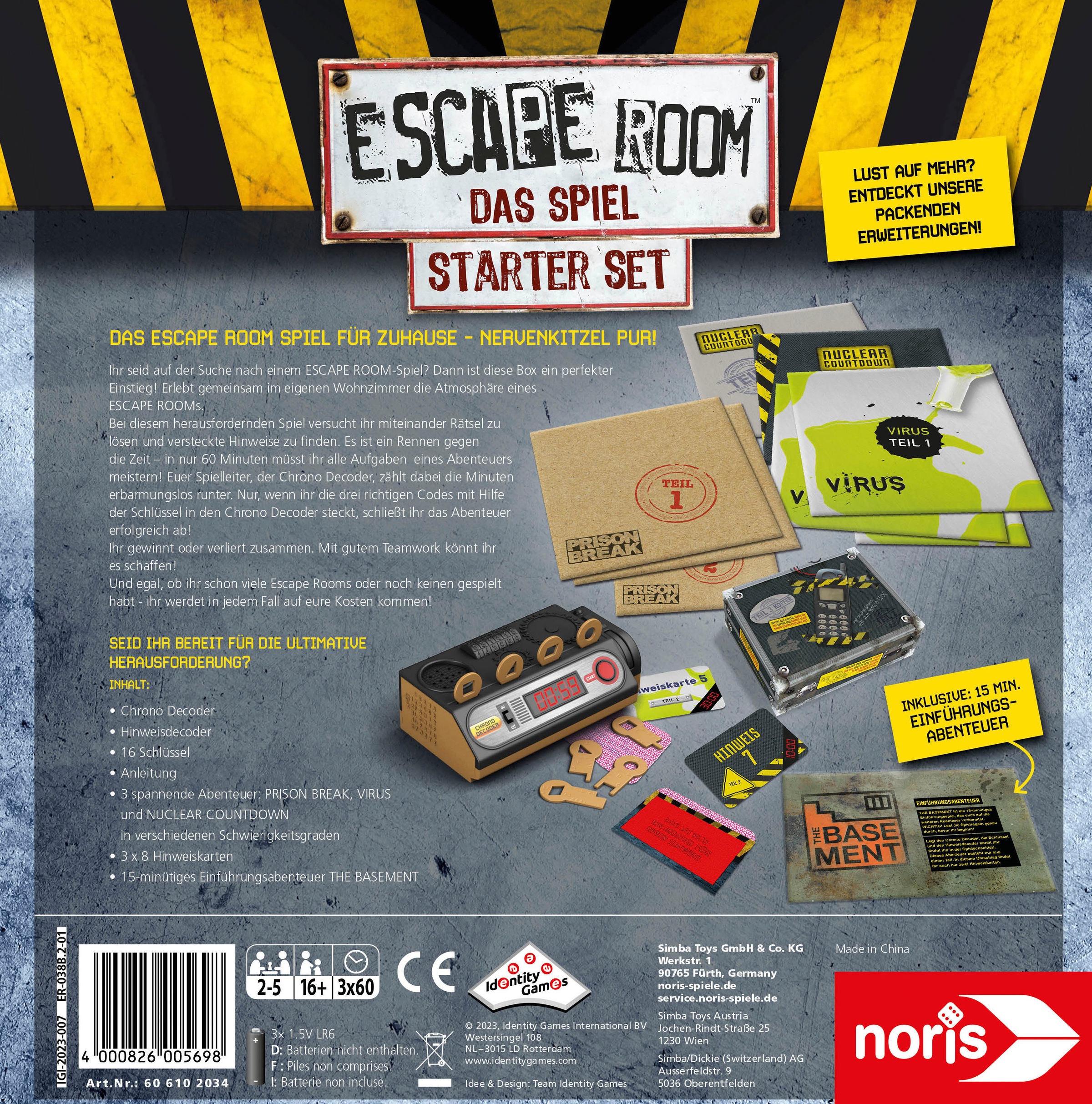 Noris Spiel »Escape Room Das Spiel«