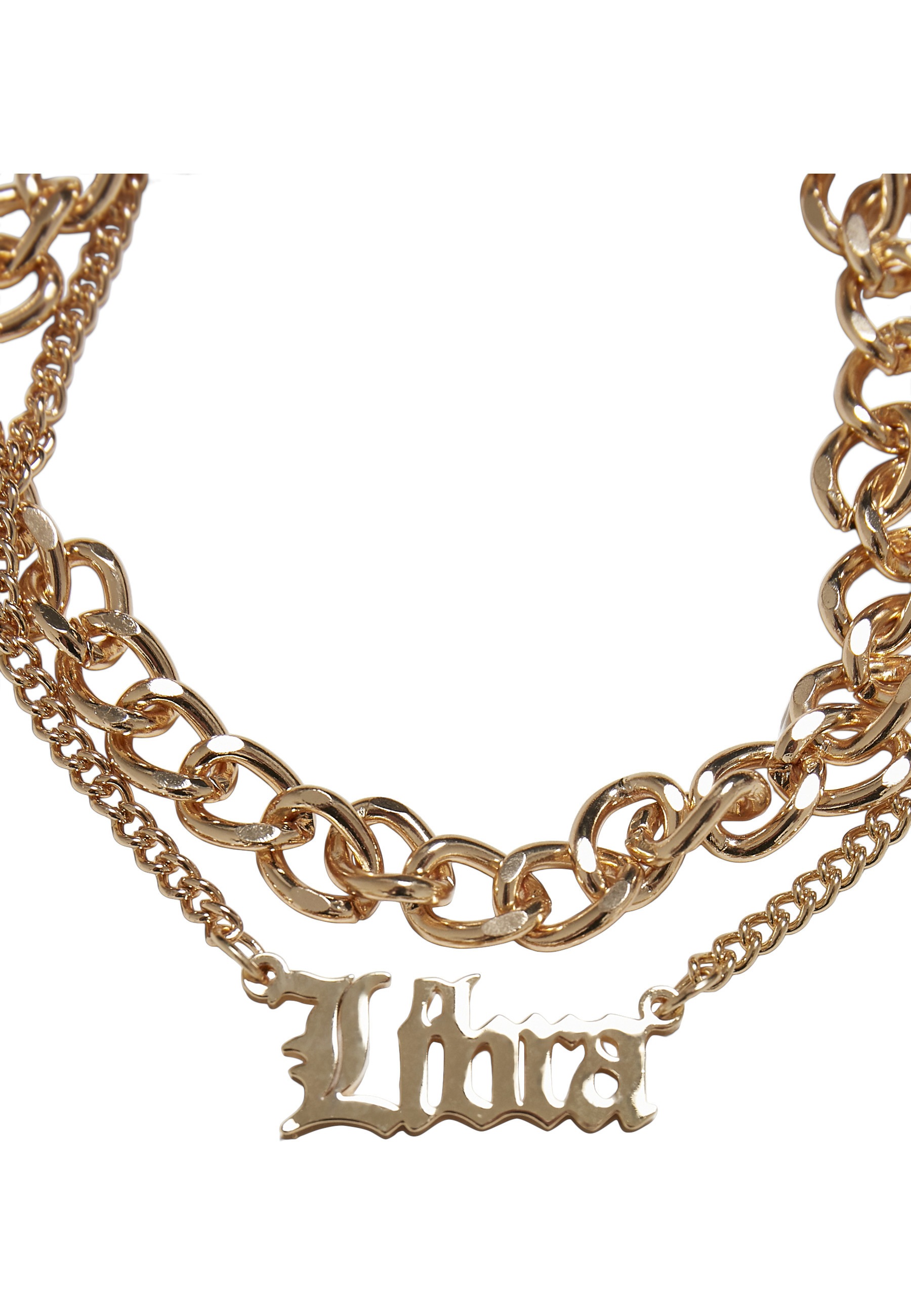 URBAN CLASSICS Edelstahlkette »Urban Classics Unisex Zodiac Golden Anklet«