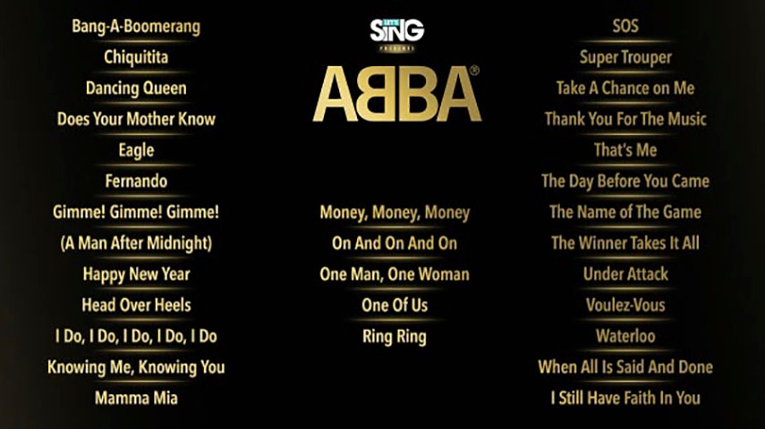 Spielesoftware »Let's Sing ABBA«, PlayStation 5
