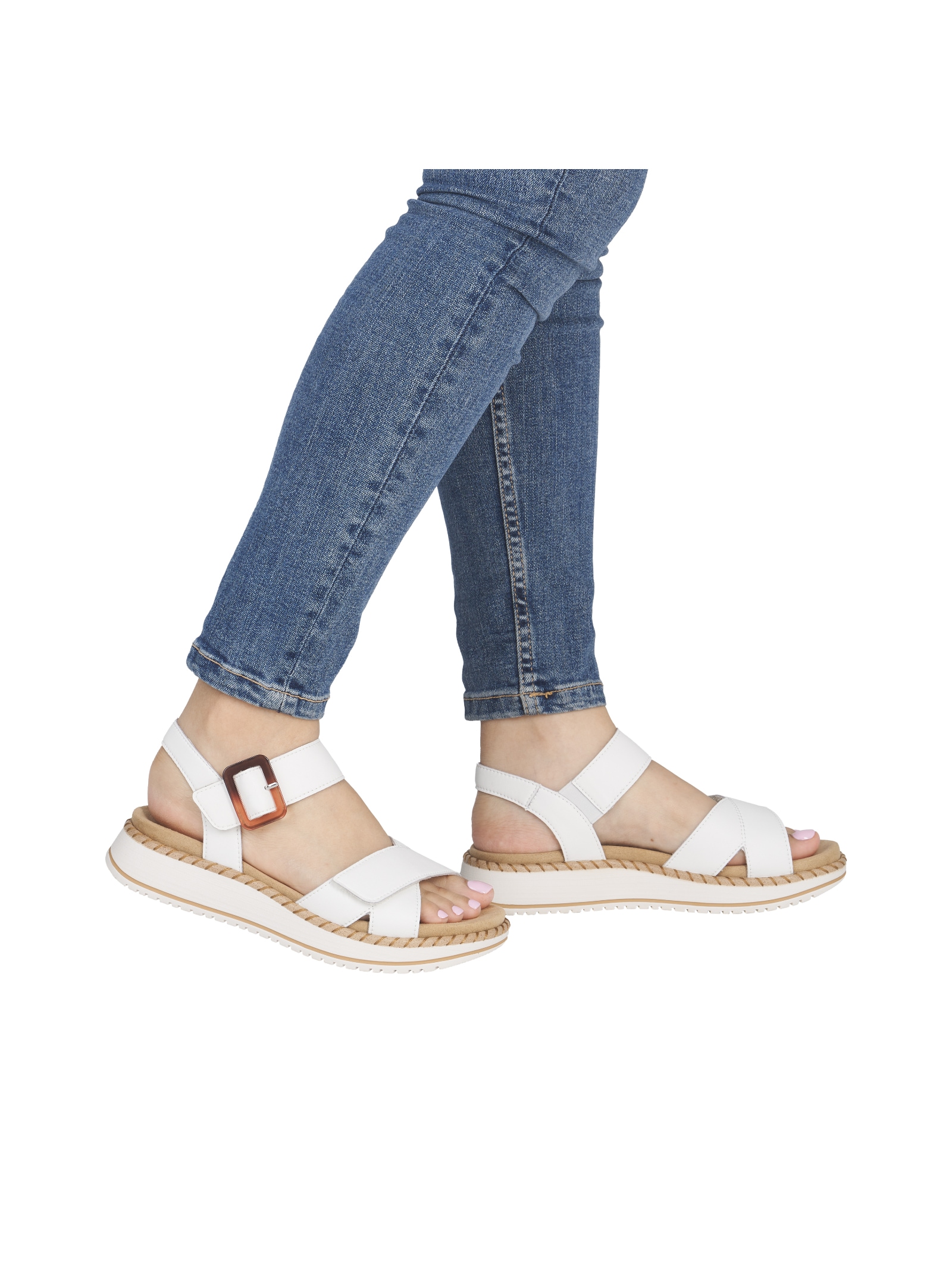 Remonte Riemchensandale »Remonte Sandalen Glattleder«