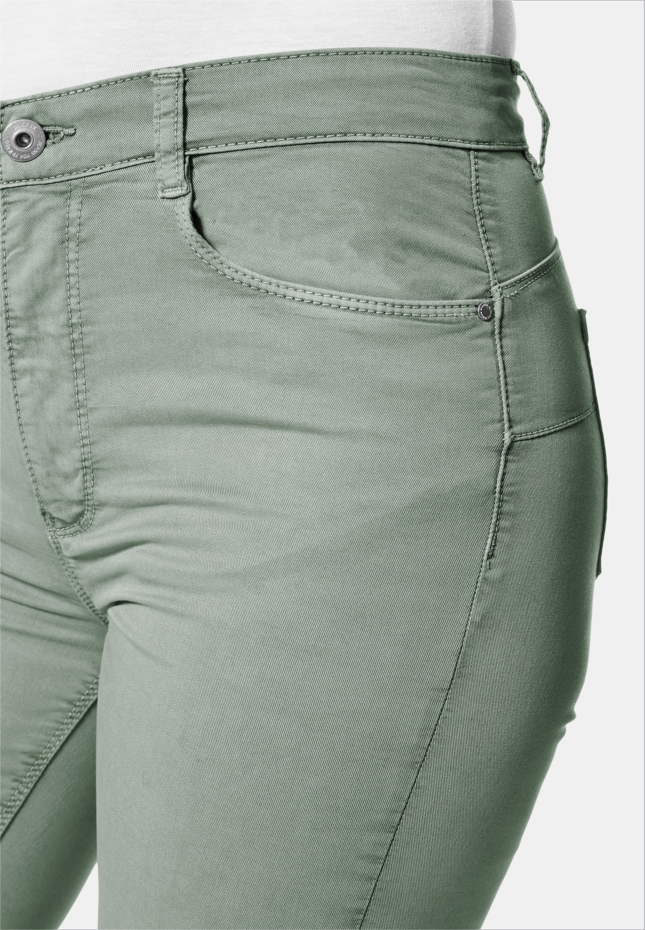 STOOKER WOMEN 5-Pocket-Jeans »Capri Colour Skinny Fit«, Skinny Fit Casual Clean Wash Denim Jeans Magic Shape Effekt für Damen