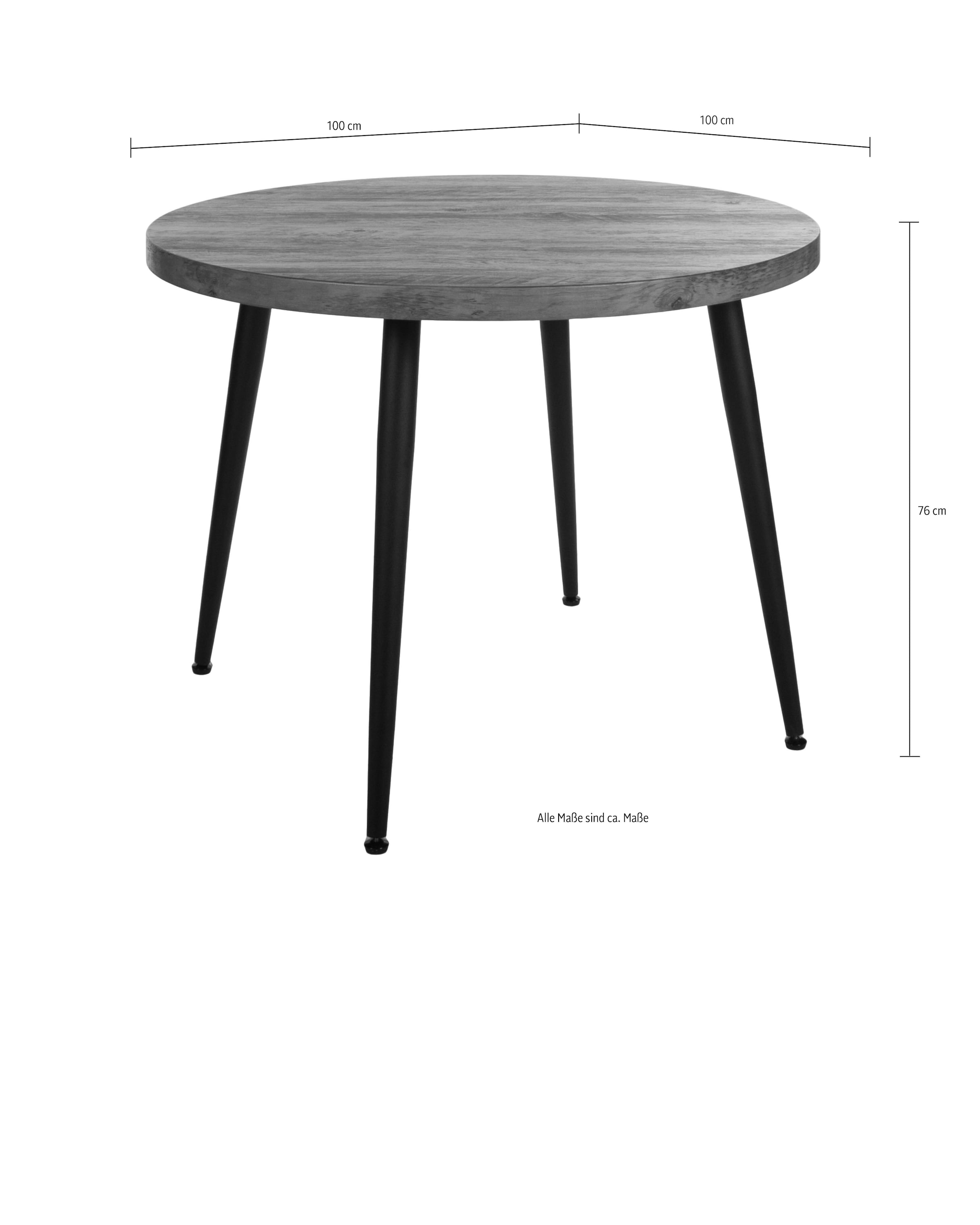 Duo Collection Esstisch »Marla Tisch«, Massives Metallgestell, Belastbarkeit bis 100 kg