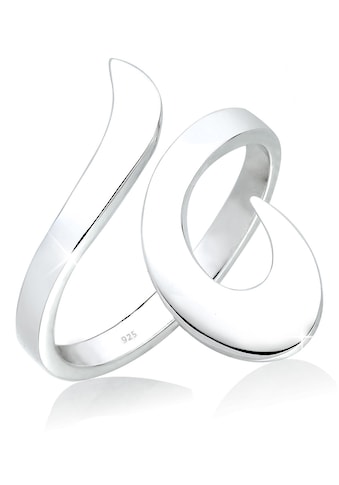 Fingerring »Wickelring Verstellbar Ornament 925 Silber«