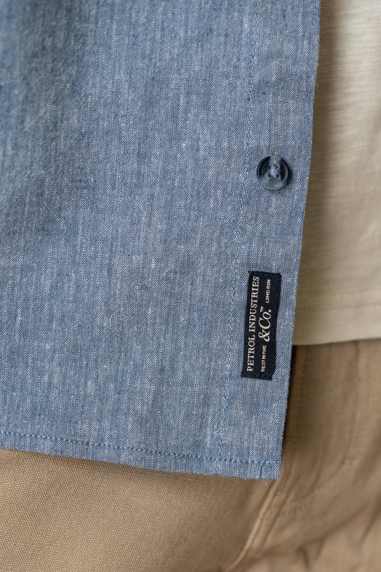 Petrol Industries Kurzarmhemd »Men Shirt Short Sleeve Uni« mit Brust Tasche