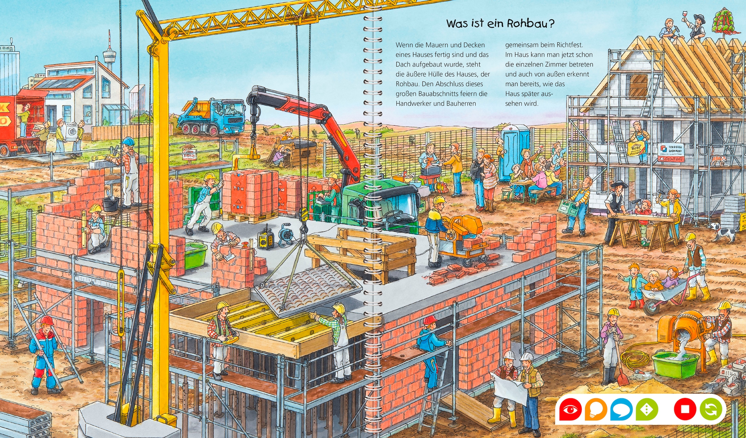 Ravensburger Buch »tiptoi® Wieso? Weshalb? Warum? Komm mit auf die Baustelle«