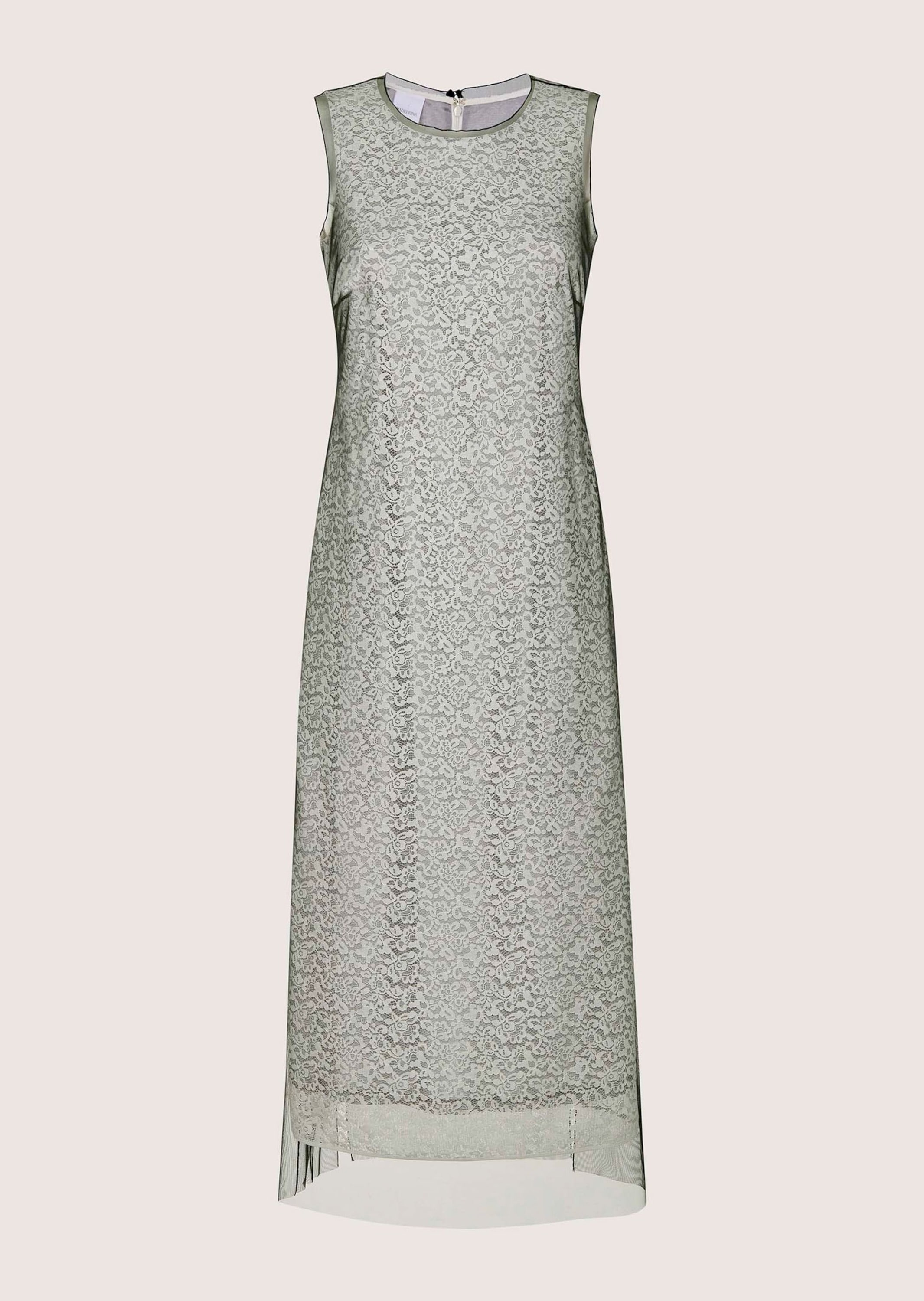 MADELEINE Midikleid "Spitzenkleid Elegantes Tüllkleid mit Spitzendetails" Schlitz im Rücken