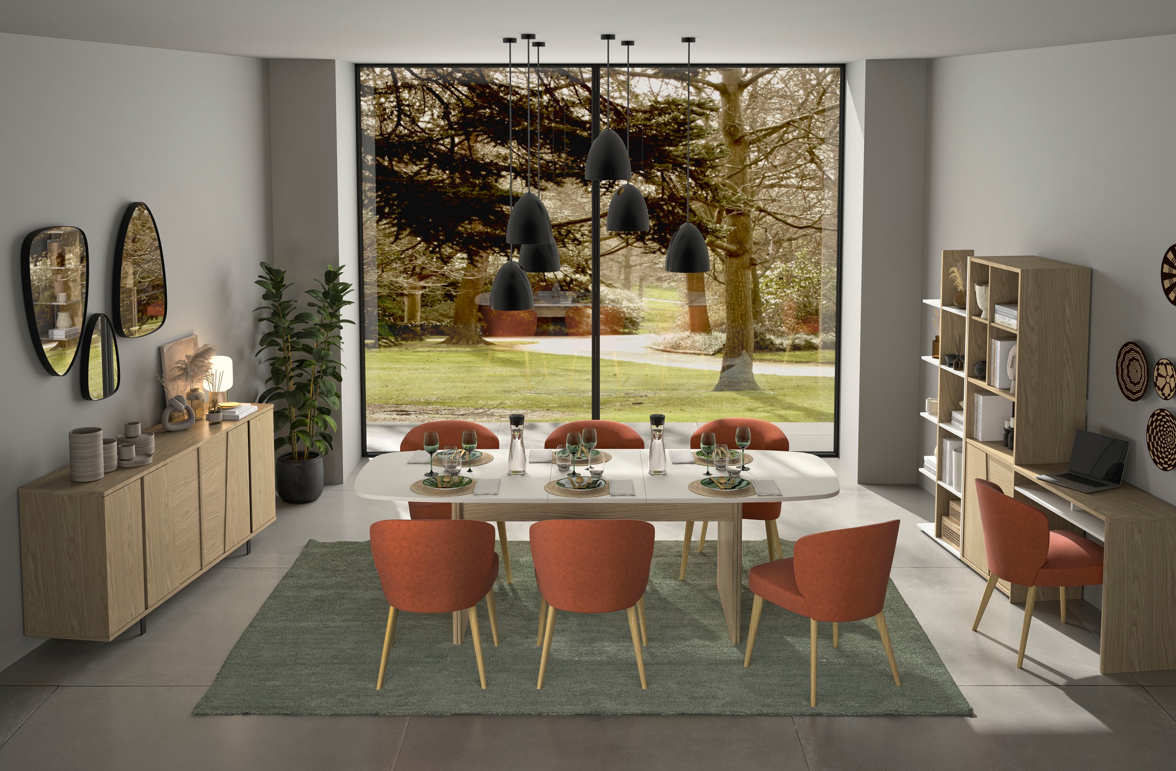 Gami Sideboard "SOLENA", Sideboard 4 Türen günstig online kaufen