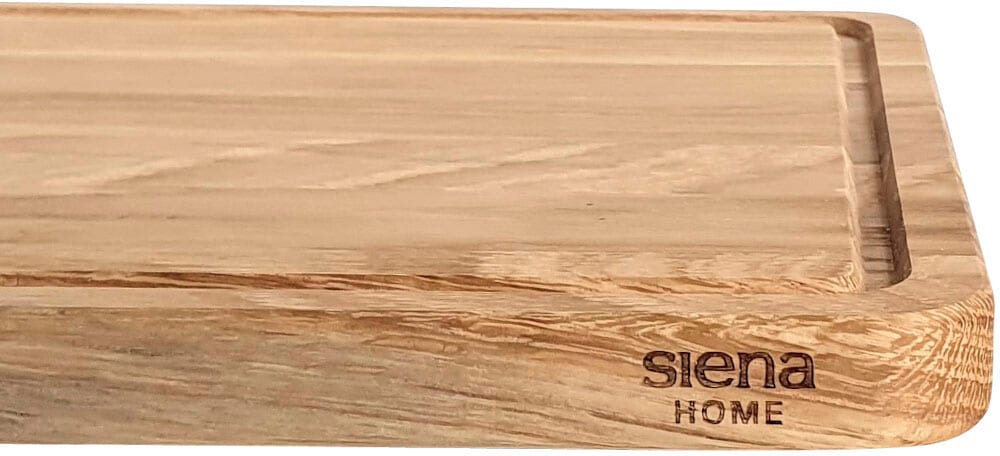 Siena Home Schneidebrett »Brescia«, (1 St.), mit Saftrille, aus FSC®-zertifiziertem Eichenholz
