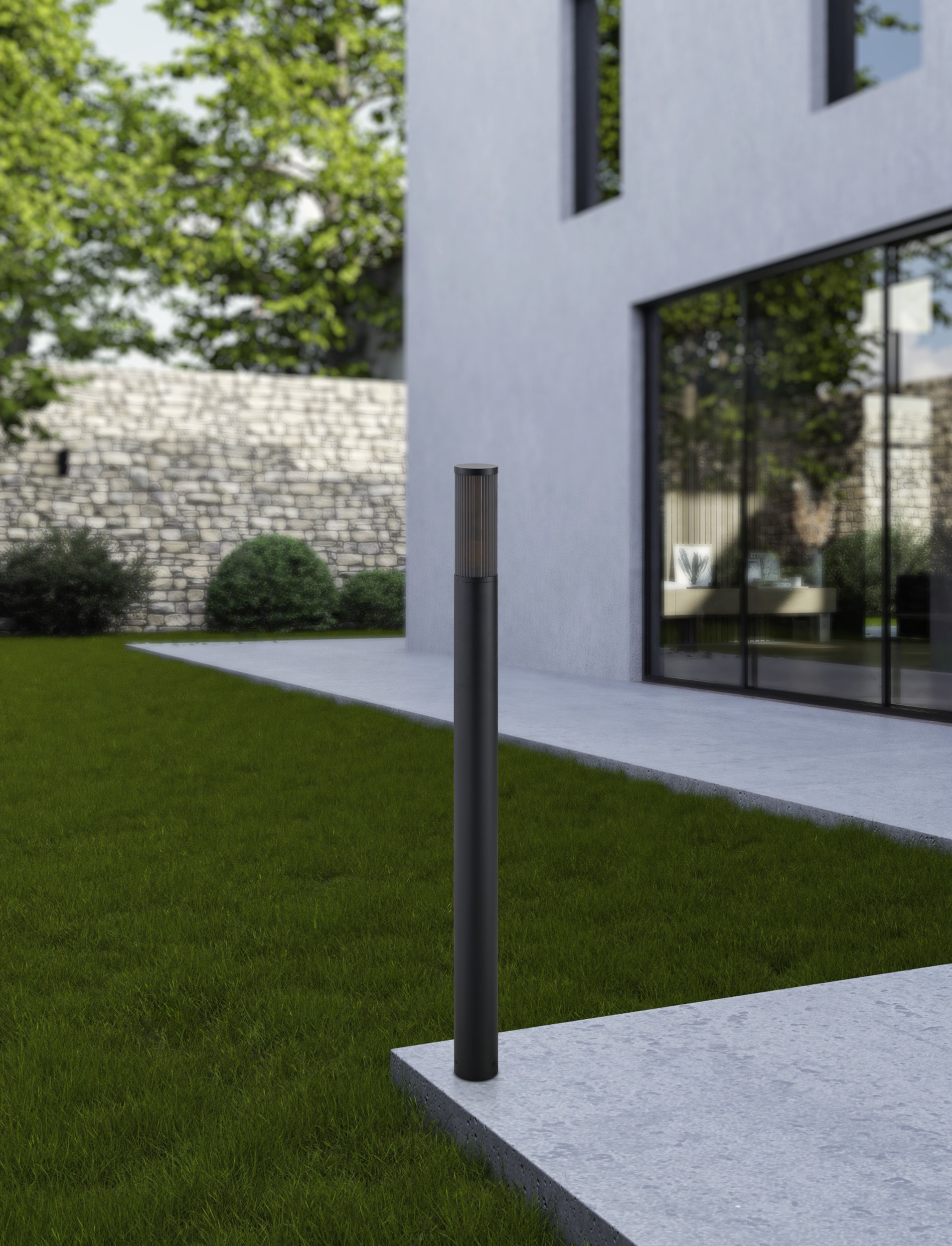 EGLO Stehlampe »SALLE Stehlampe - Alu, Kunststoff - E27 - 1X15W - IP54« E27 1 Stk.