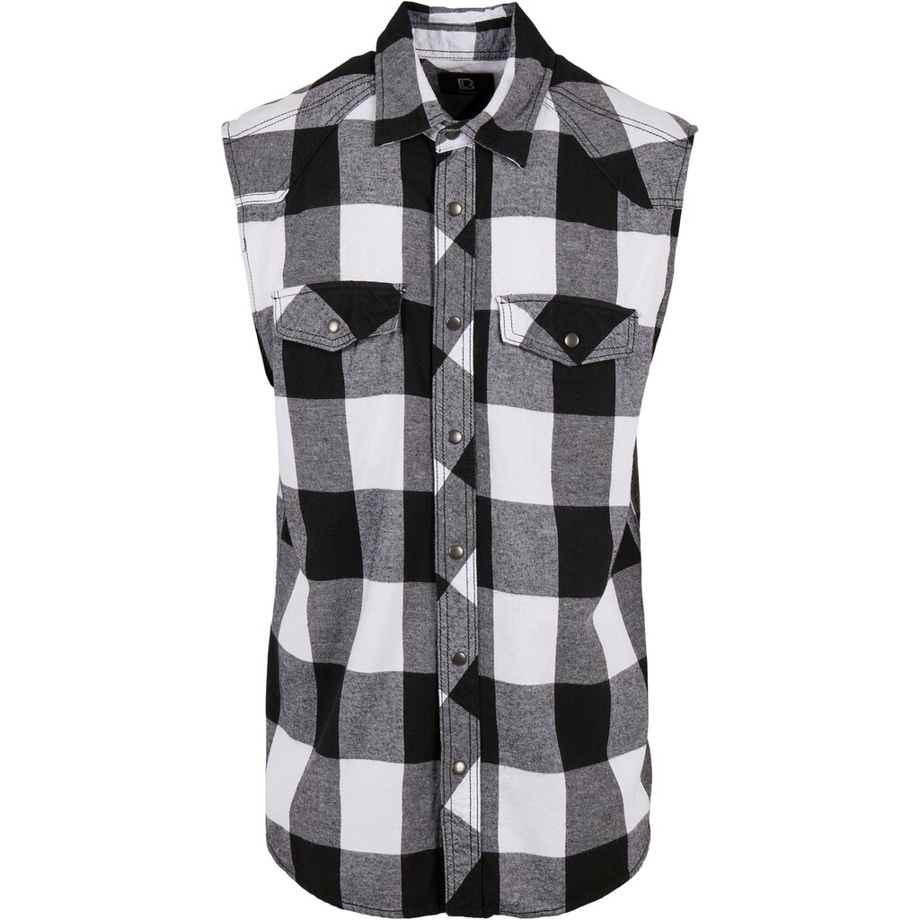 Brandit Jerseyweste »Brandit Herren Checkshirt Sleeveless«, (1 tlg.)