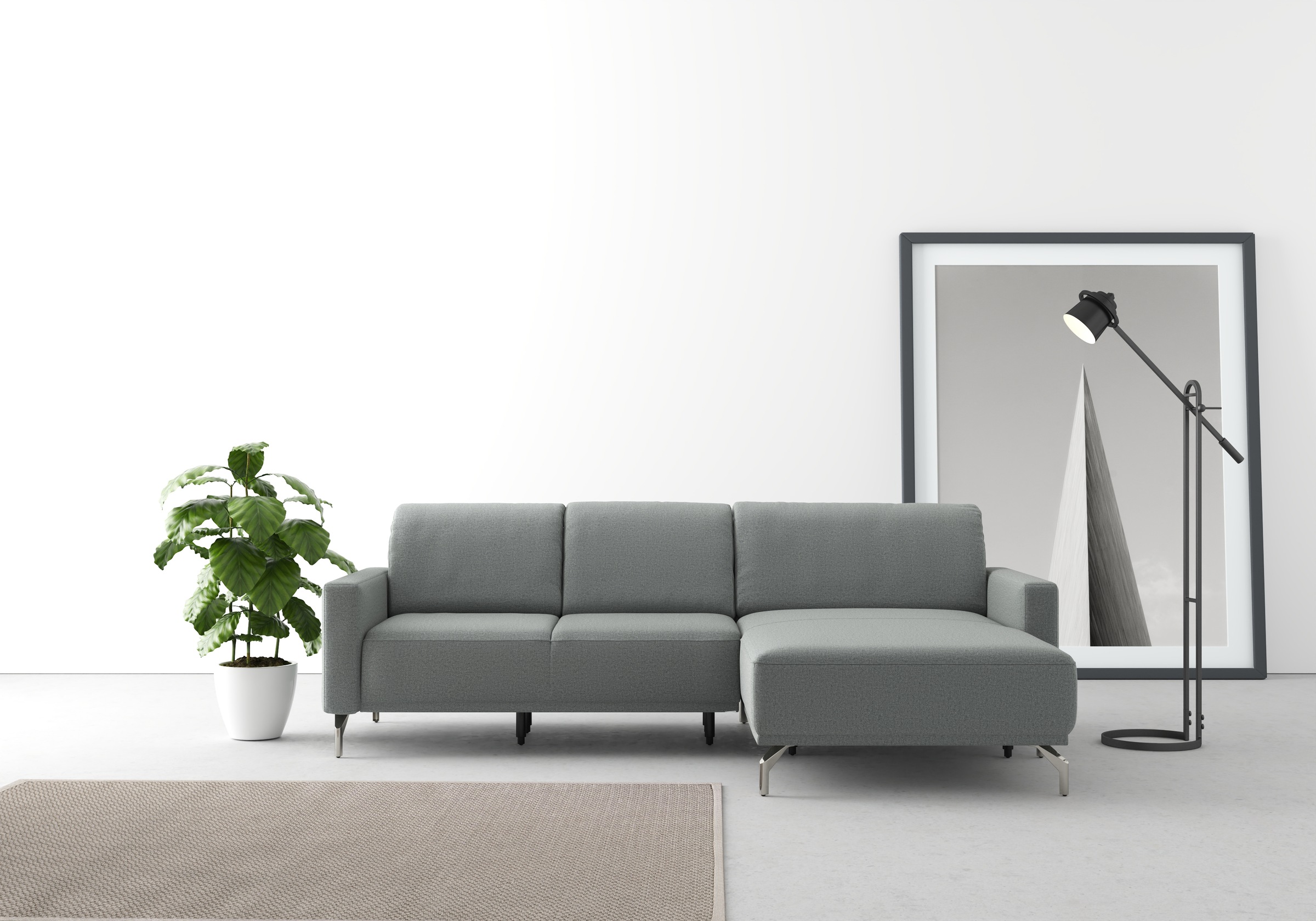 sit&more Ecksofa "Bailando L-Form" wahlweise mit Kopfteilverstellung und Vo günstig online kaufen