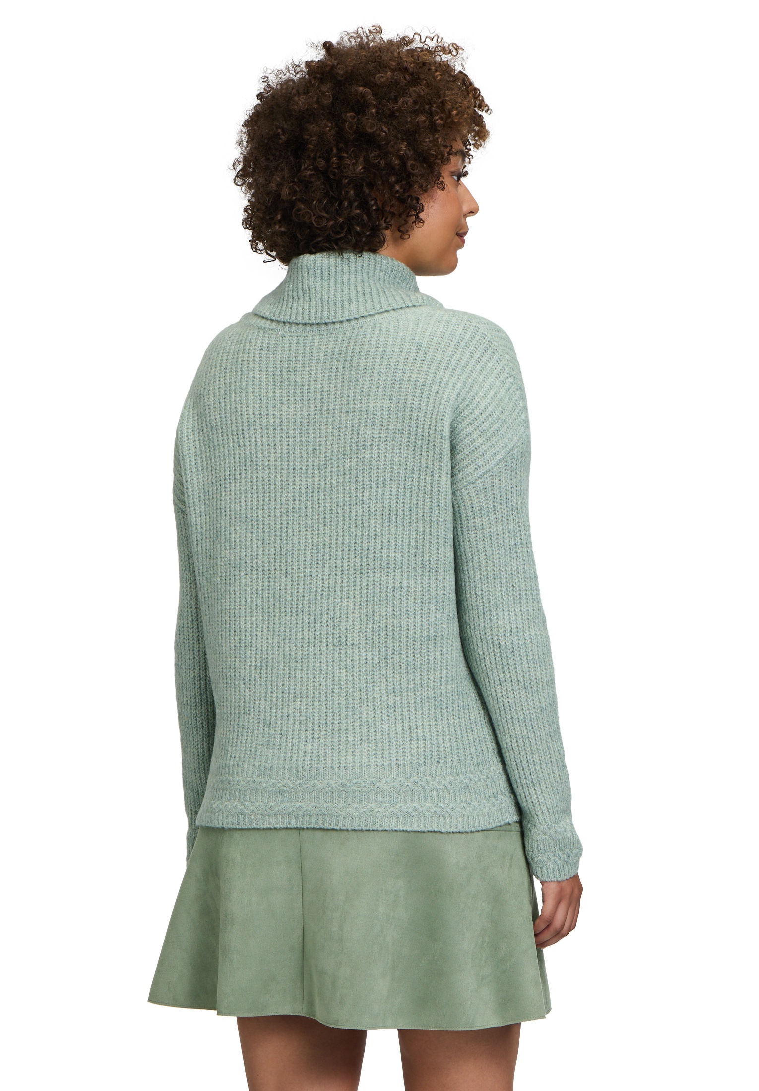Cartoon Strickpullover »Cartoon Basic-Pullover mit Turtle Neck«, (1 tlg.), Rippbündchen