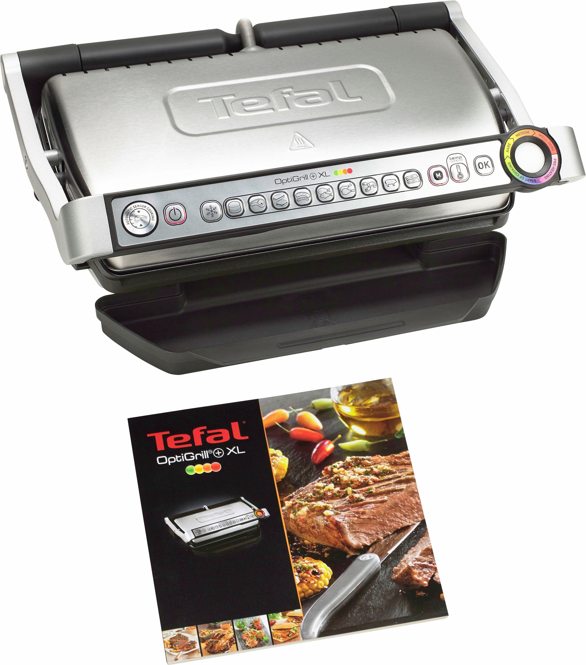 Tefal Kontaktgrill »GC722D OptiGrill+ XL« 21...