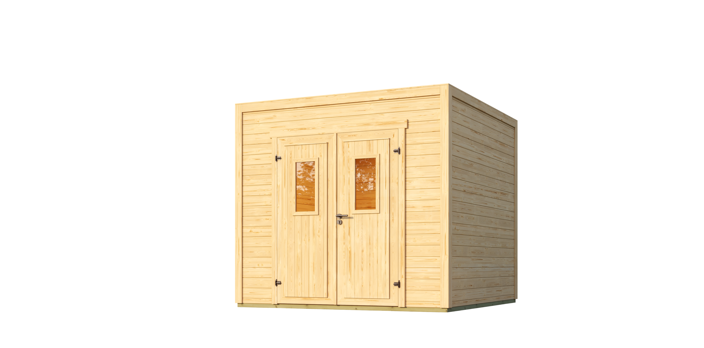 Nordic Holz Gartenhaus "Felix 1,5", kleiner stilvoller Schuppen mit Flachda günstig online kaufen