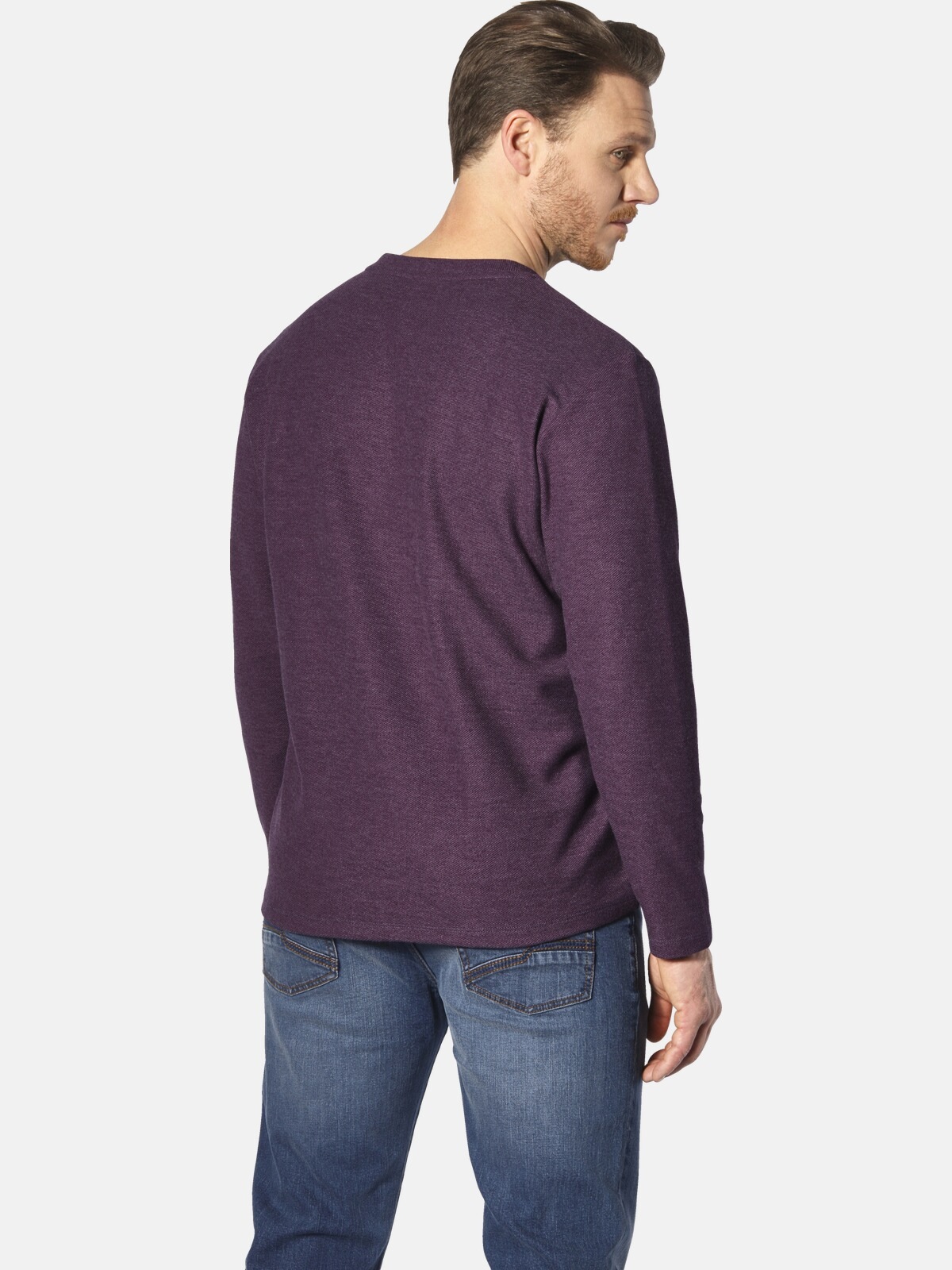 Jan Vanderstorm Langarm-Poloshirt »Langarmshirt IVOR«