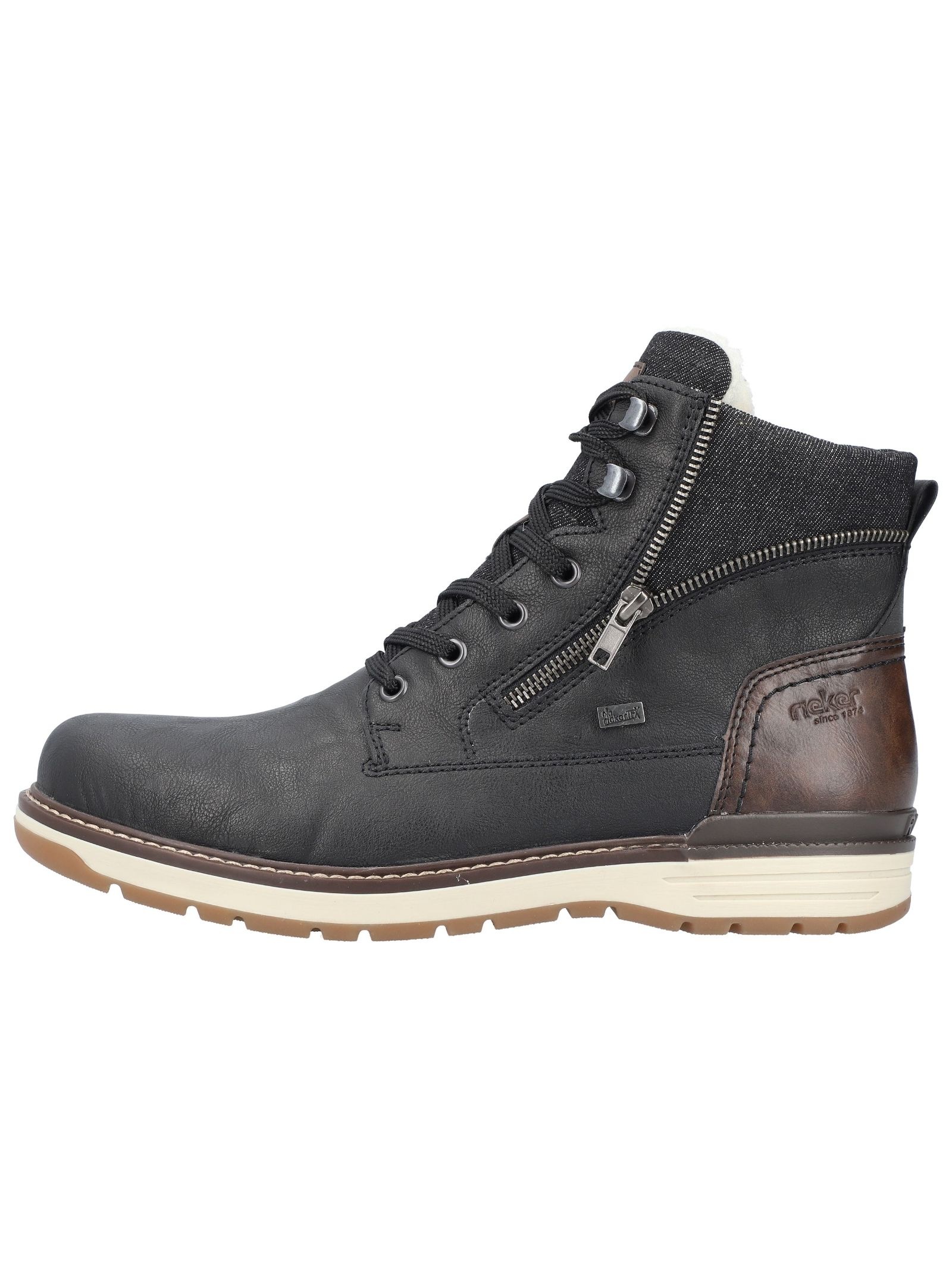 Rieker Schnürstiefelette "Rieker Stiefelette Lederimitat" günstig online kaufen