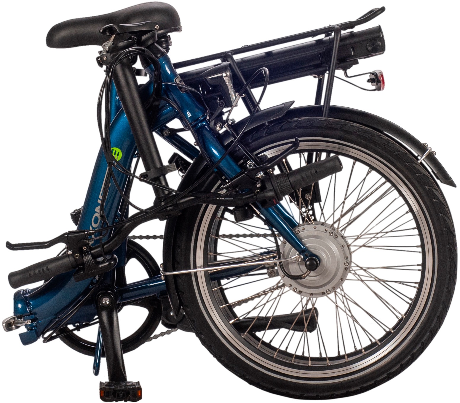 SAXONETTE E-Bike »Compact Plus S«, 3 Gang, Frontmotor 250 W, (mit Akku-Ladegerät), Pedelec, Elektrofahrrad für Damen u. Herren, Faltrad