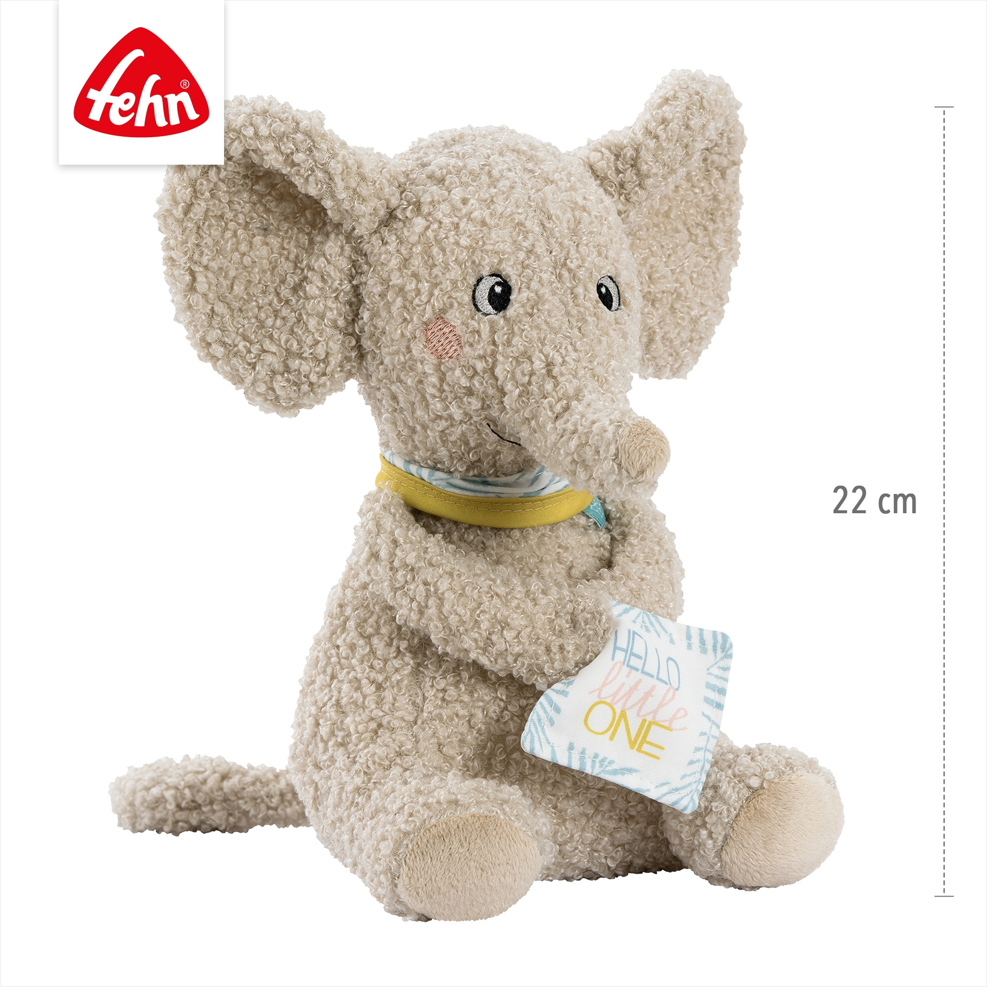 Fehn Kuscheltier »FredErik,  Elefant Hello«