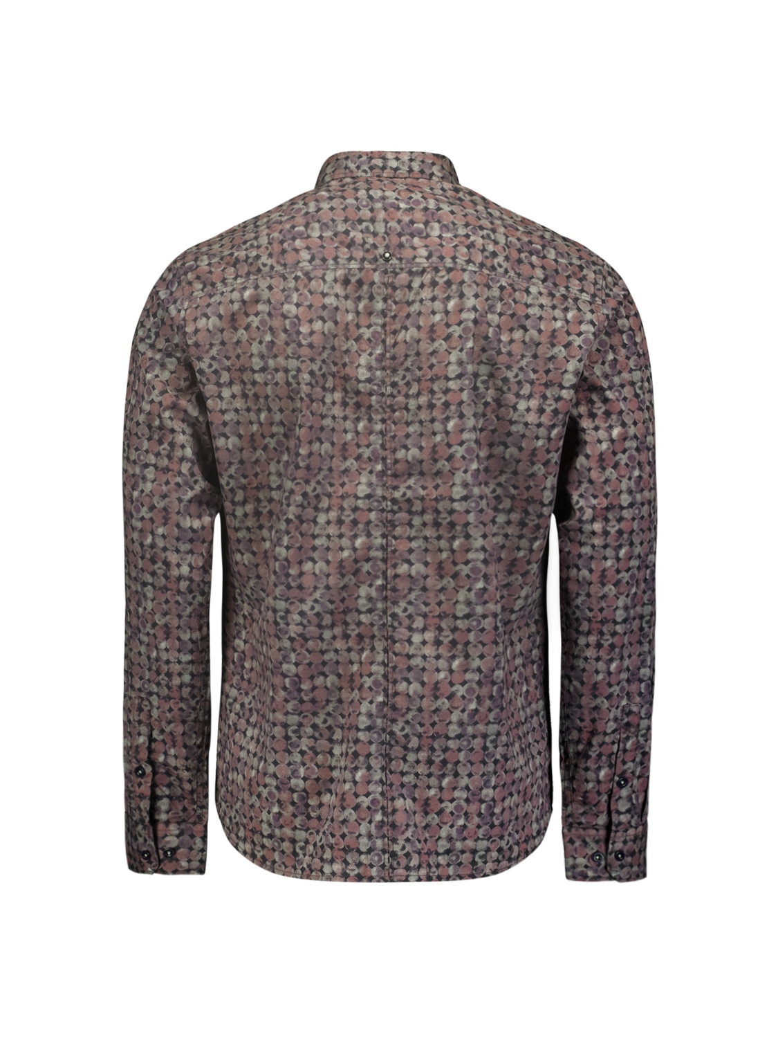 NO EXCESS Langarmhemd »No Excess Stretch All-Over Print Shirt«