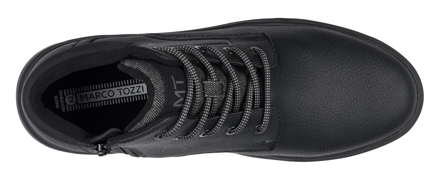 MARCO TOZZI Schnürboots, Schnürschuh mit weich abgepolstertem Schaftrand