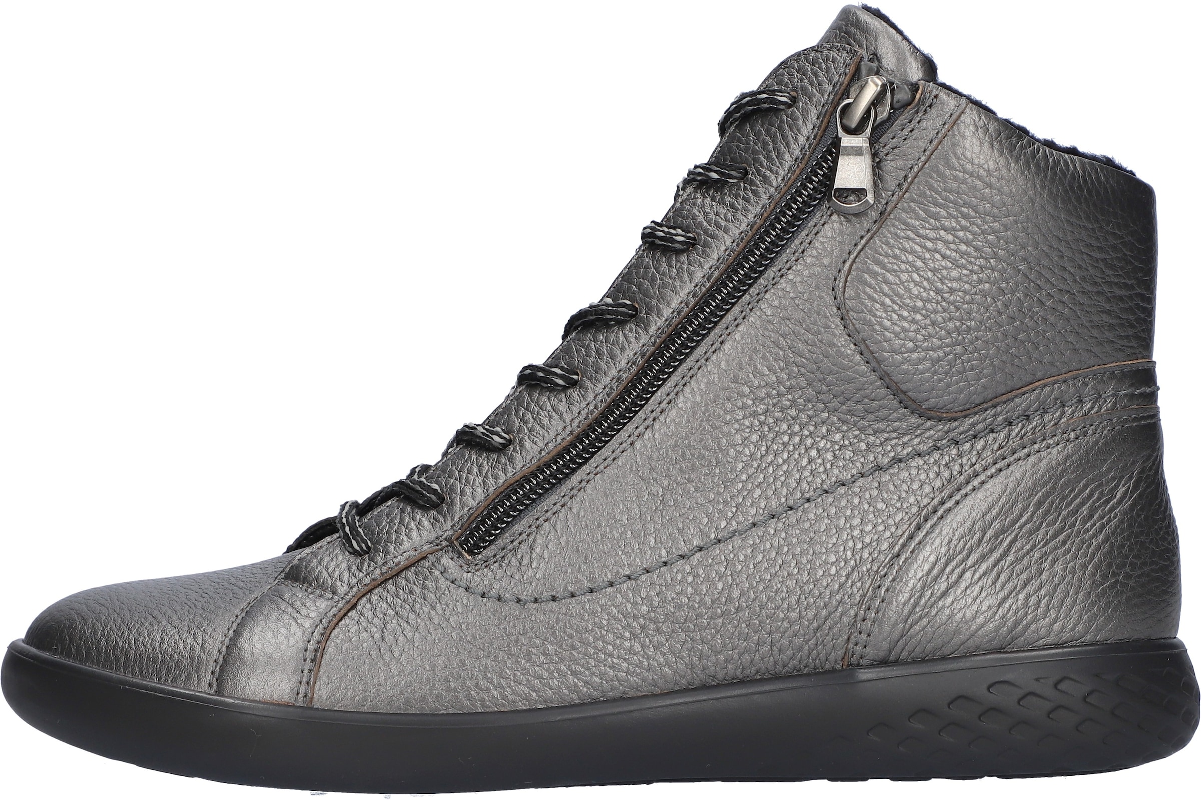 Waldläufer Sneakerboots »H-CLOE«, Schnürboots, Bequemschuh, Reißverschlüsse, in Komfortweite H