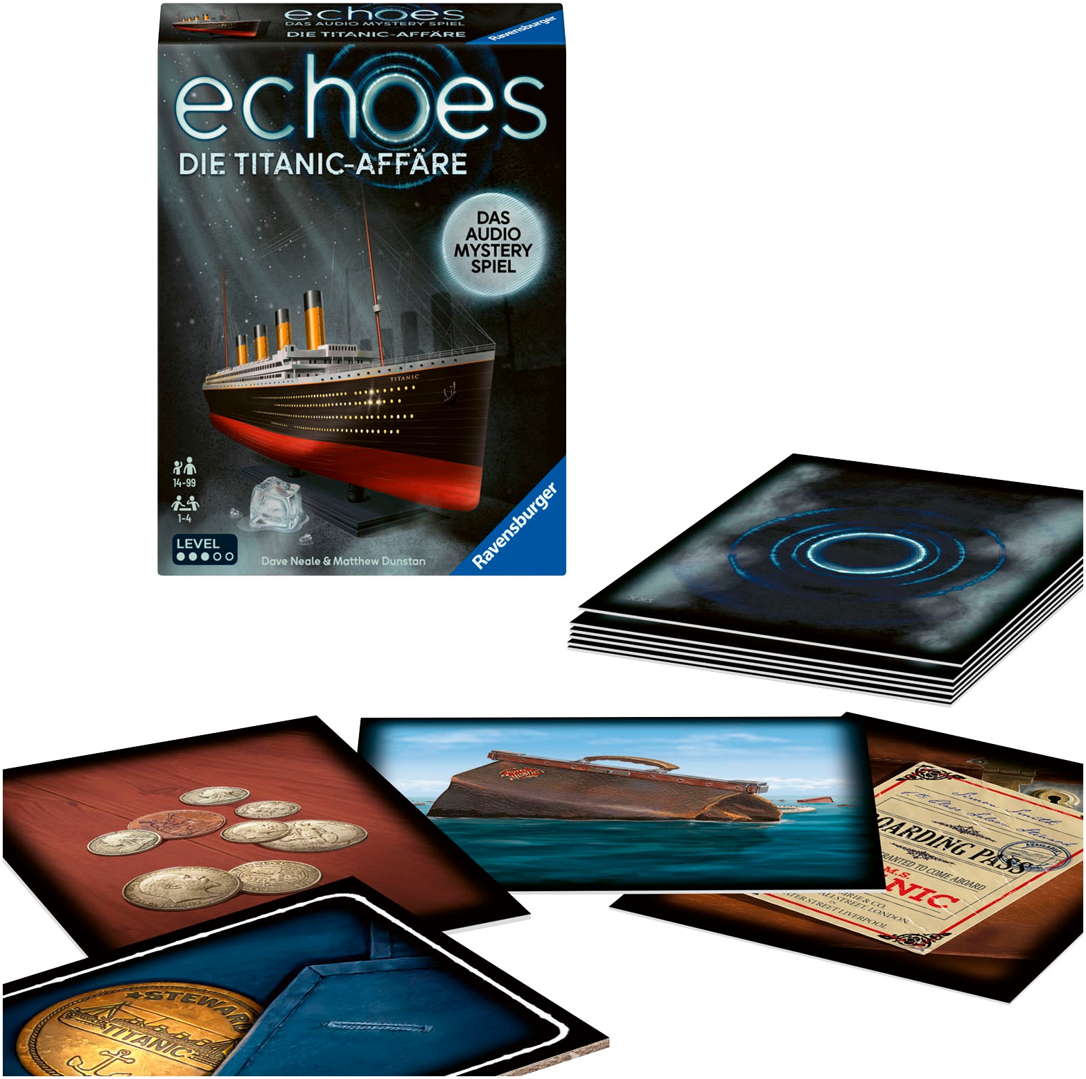 Ravensburger Spiel »echoes, Die Titanic-Affäre«, Made in Europe