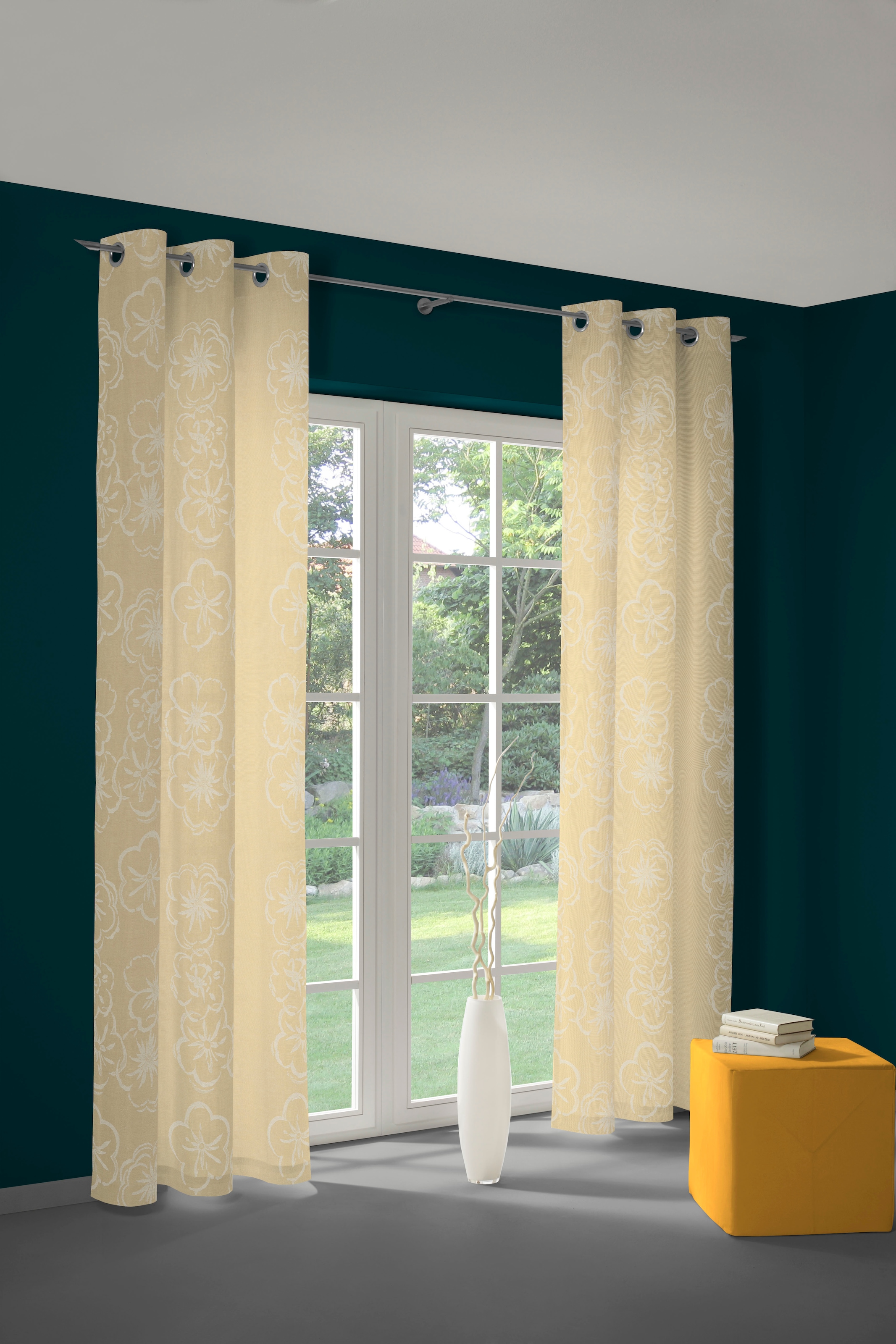 Wirth Vorhang "Dangard" Ösen 1 Stk. tlg. günstig online kaufen