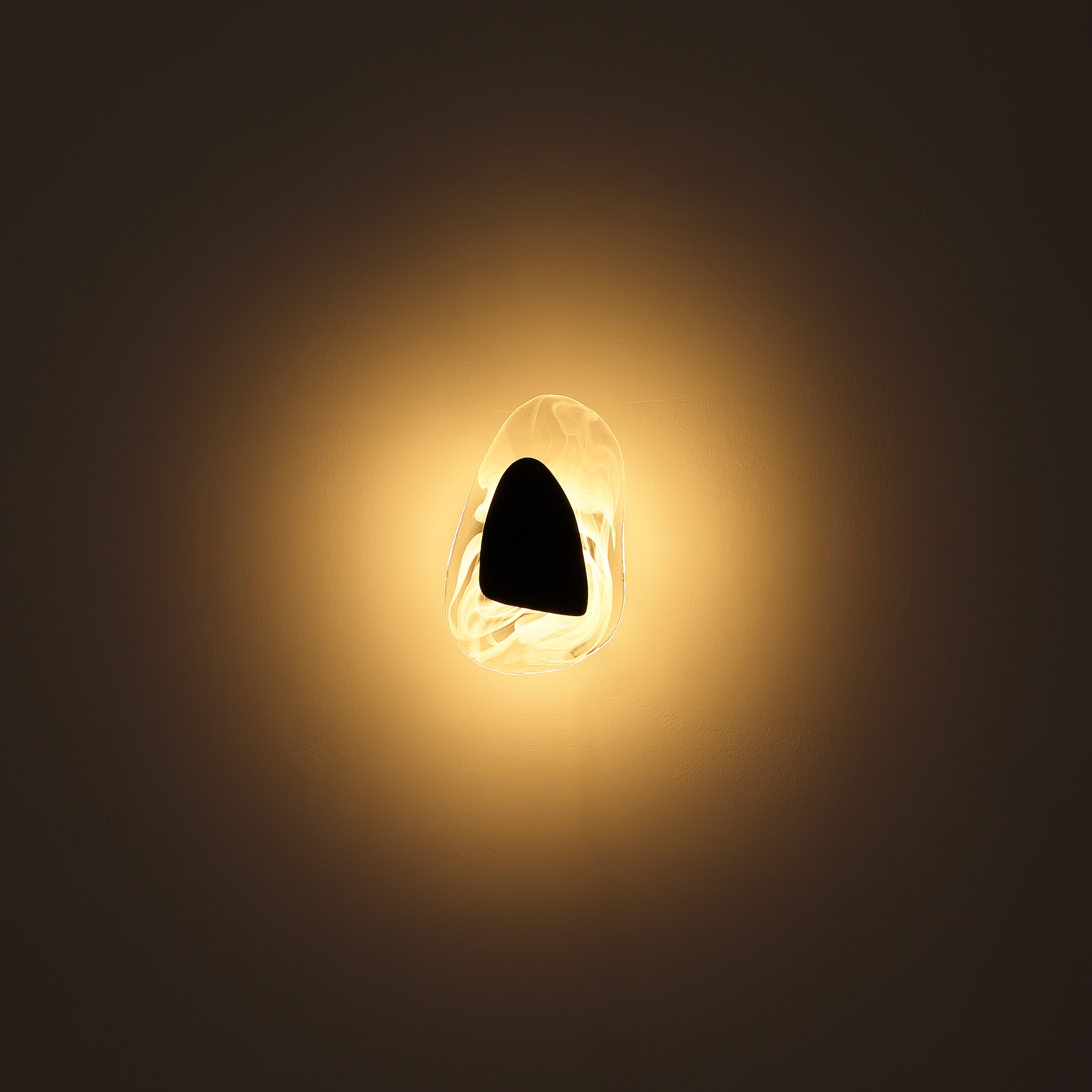 GLOBO LIGHTING LED Wandleuchte »DORSEY«, Leuchtmittel LED-Modul | LED fest integriert, Wandlampe/messingfarben/Glas klar/BxH: 203x315mm
