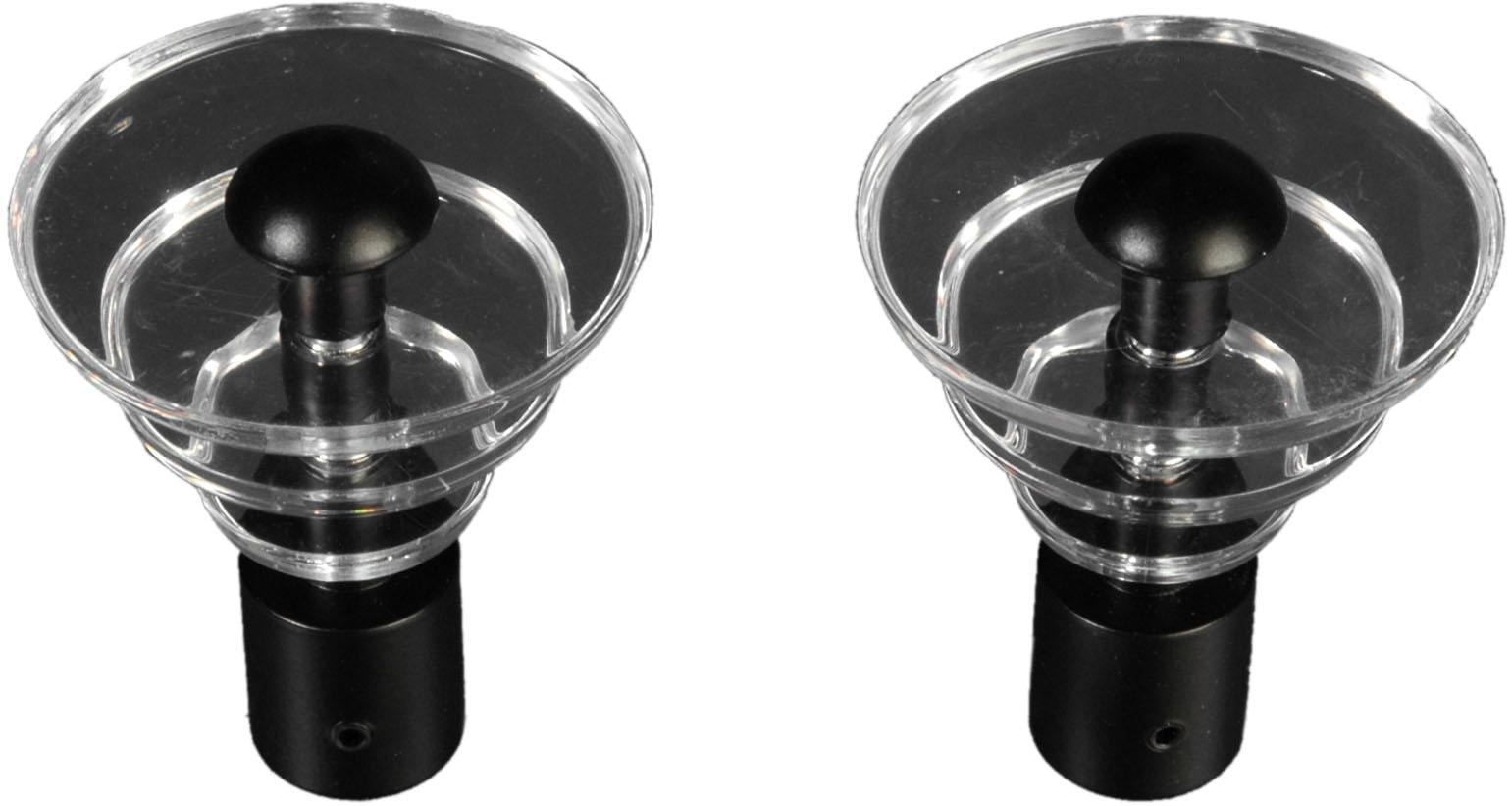 Liedeco Gardinenstangen-Endstück "Luna" für Gardinenstangen Ø 16 mm günstig online kaufen