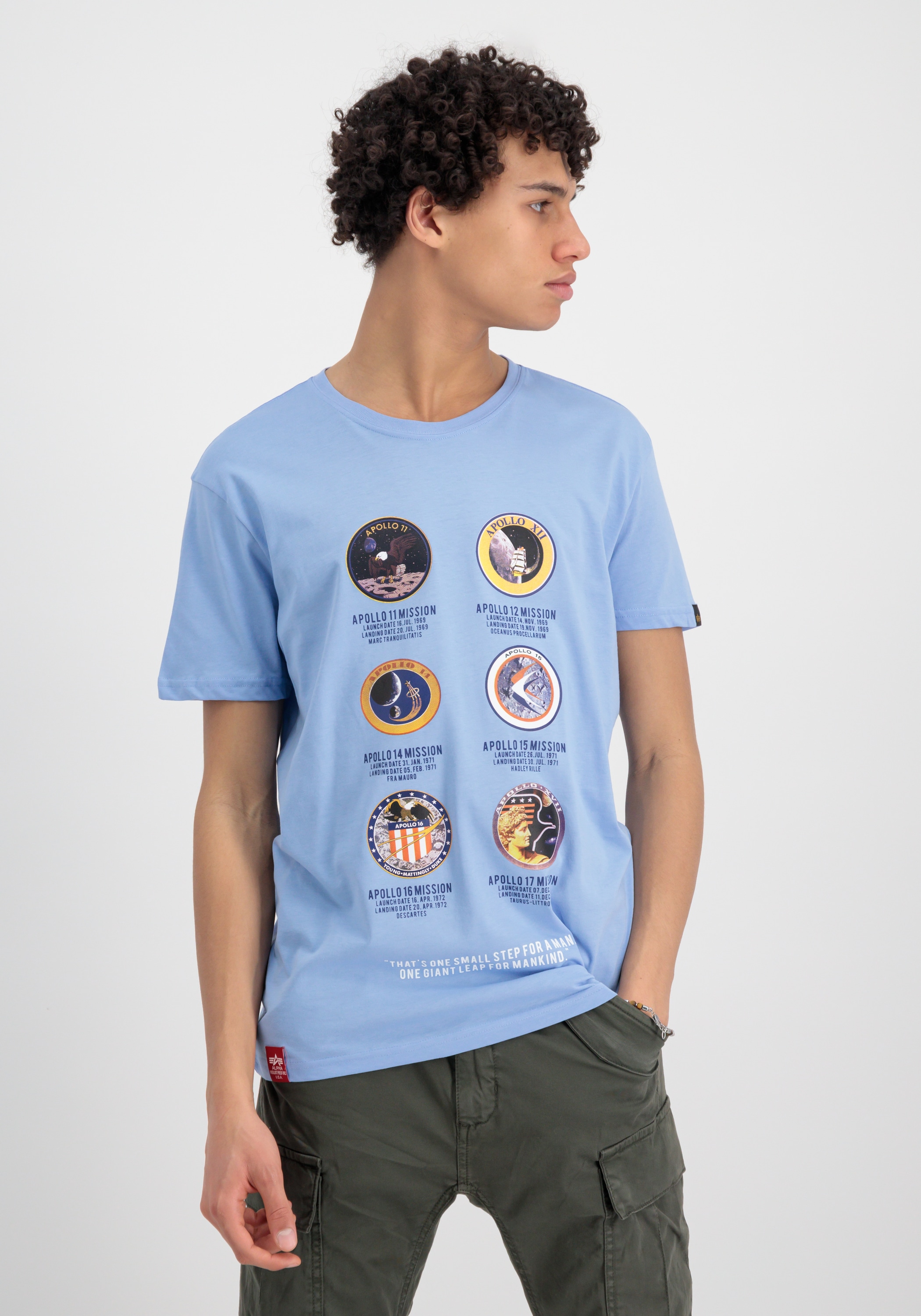 Alpha Industries T-Shirt "Alpha Industries Men - T-Shirts Apollo Mission T- günstig online kaufen