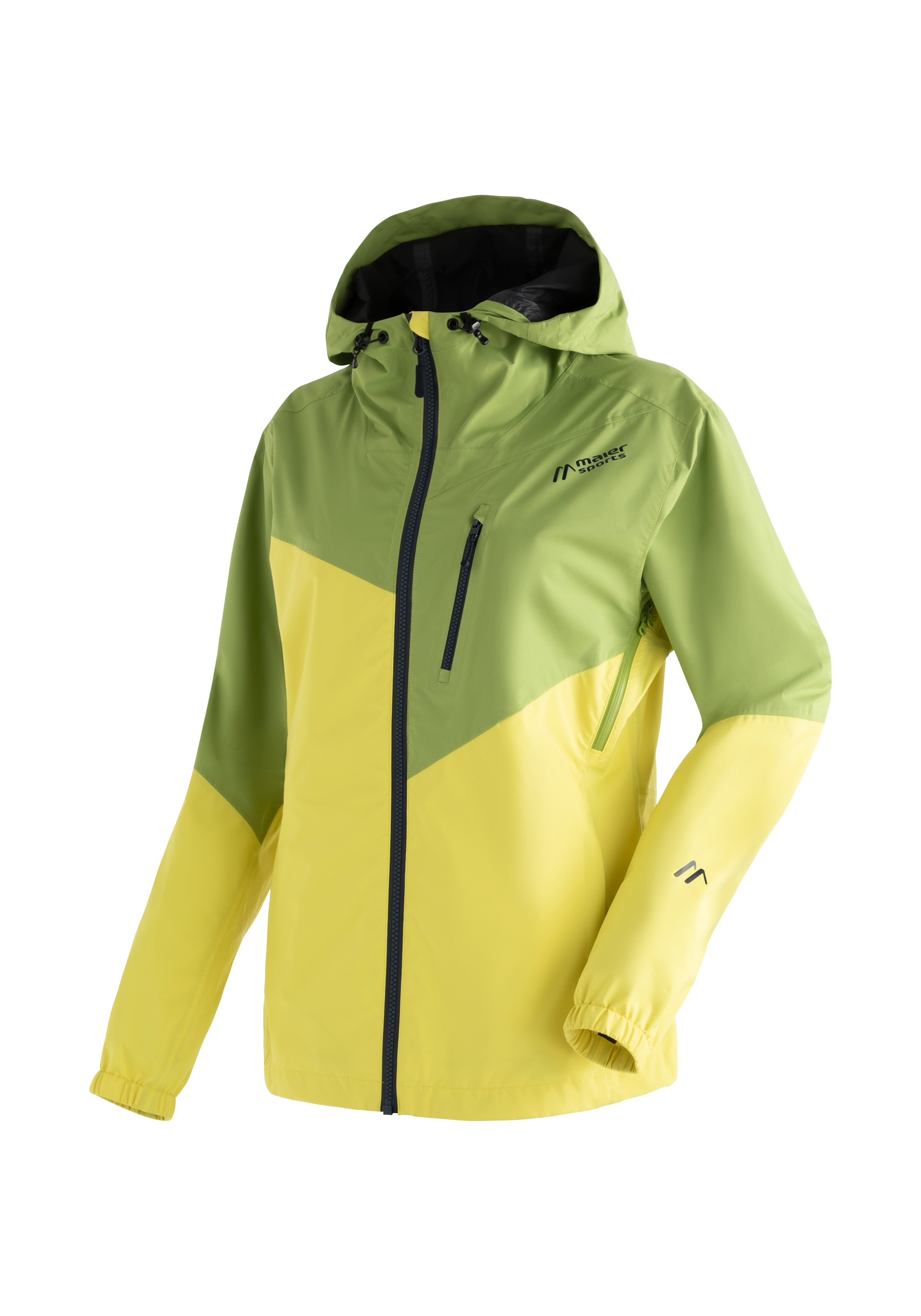 Maier Sports Outdoorjacke "Rosvik W", Damen Regenjacke mit Kapuze, wasserdichte Wanderjacke, Funktionsjacke