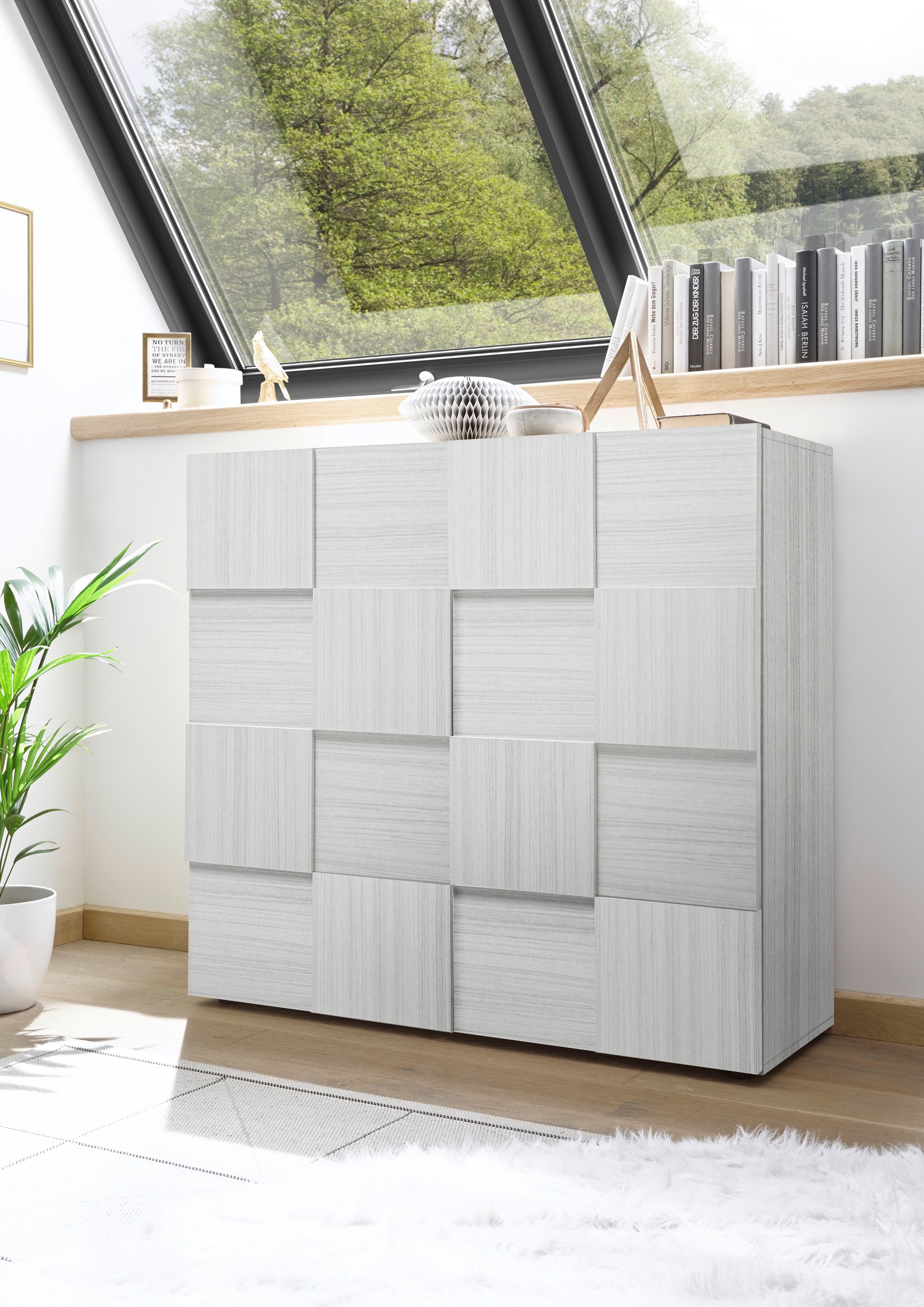 Home affaire Highboard "Dama Höhe 111 cm, Breite 121 cm, Kommode 2 Türen, H günstig online kaufen
