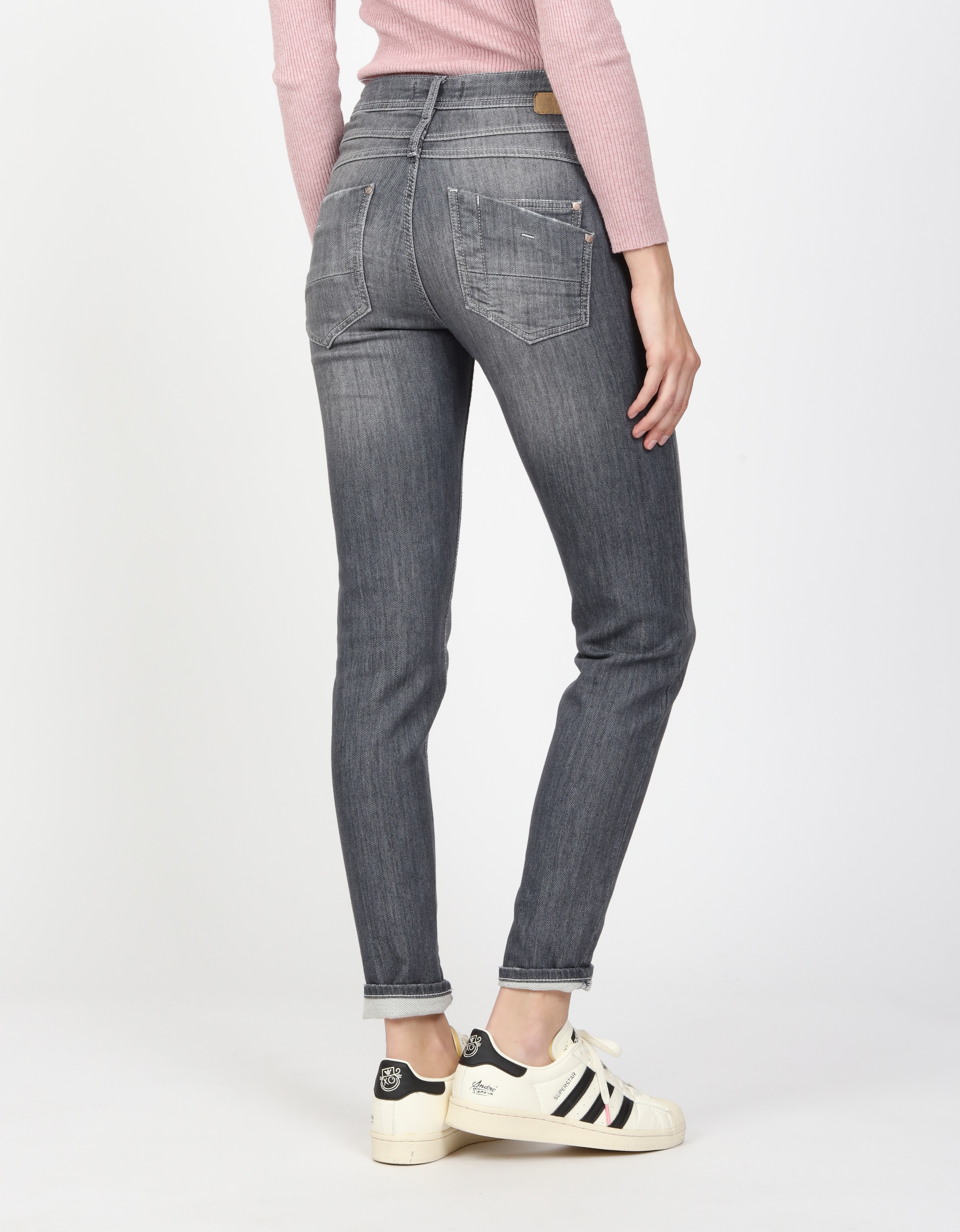 GANG Relax-fit-Jeans "AMELIE", mit Used-Effekten günstig online kaufen