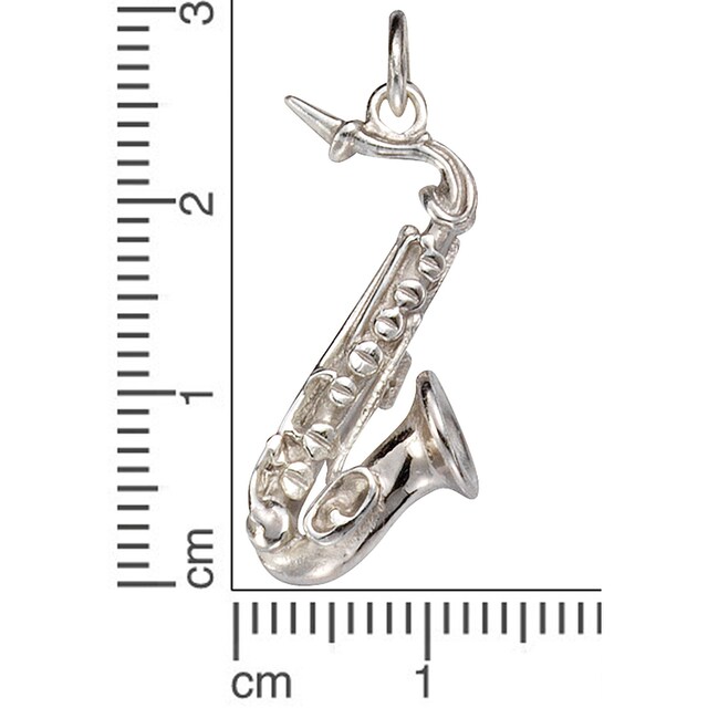 Firetti Kettenanhänger »Schmuck Geschenk Silber 925 Halsschmuck Anhänger  Saxophon«, zu Hoodie, Shirt, Jeans, Sneaker! Anlass Geburtstag Weihnachten  ▷ für | BAUR