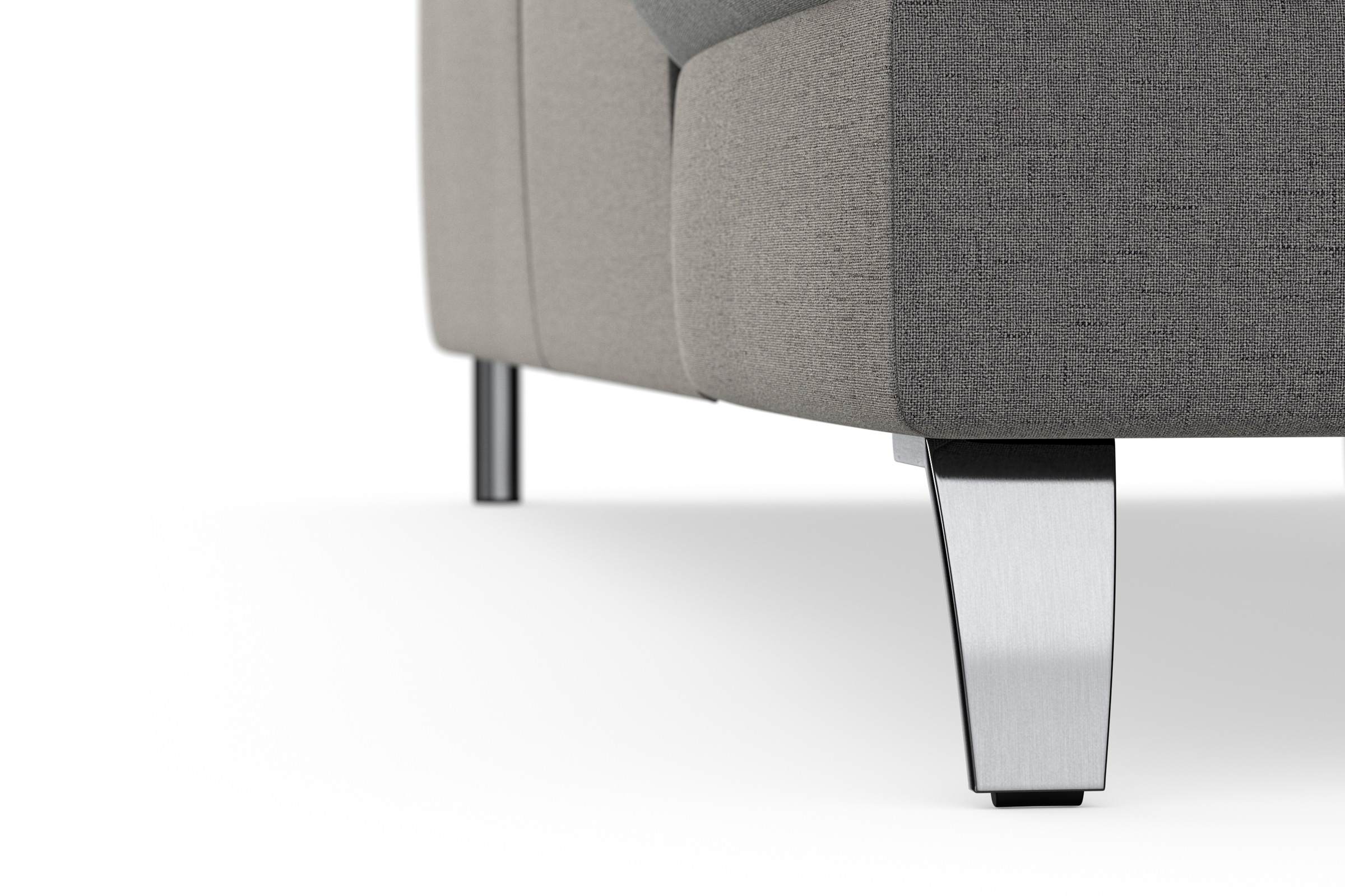 sit&more Ecksofa »Grenoble L-Form mit Federkern«, wahlweise mit Bettfunktion, Bettkasten, Arm- und Kopfteilverstellung