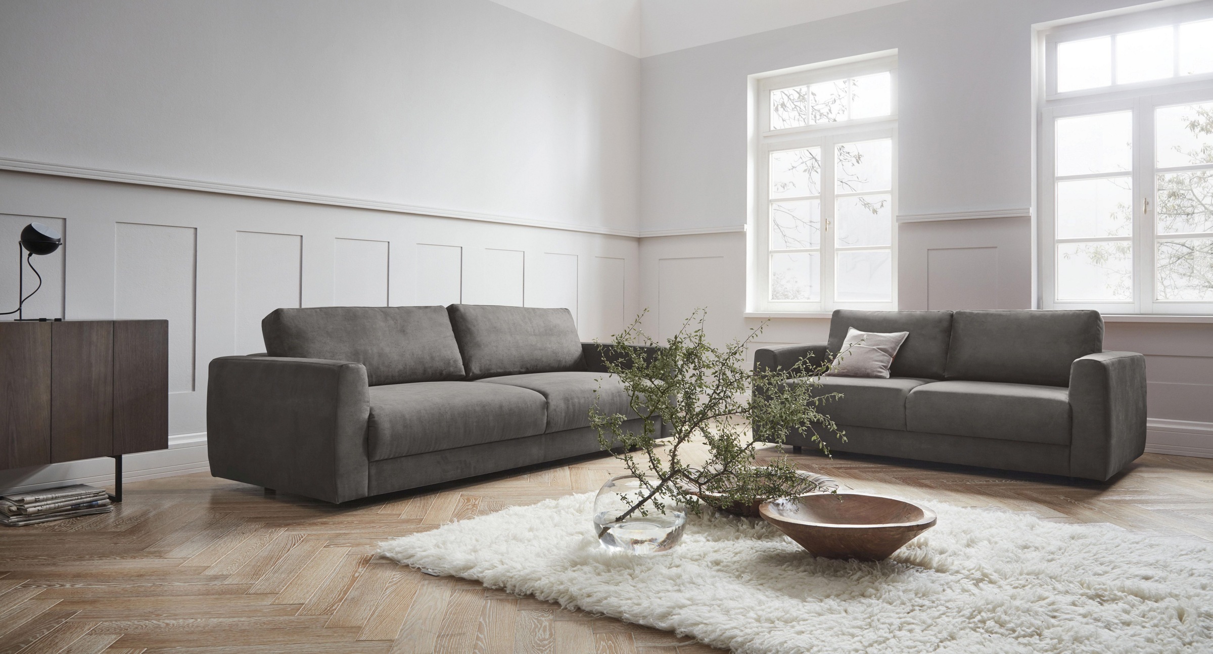 andas 2,5-Sitzer »Hobro«, in 3 Bezugsqualitäten in vielen Farben, Design by Morten Georgsen