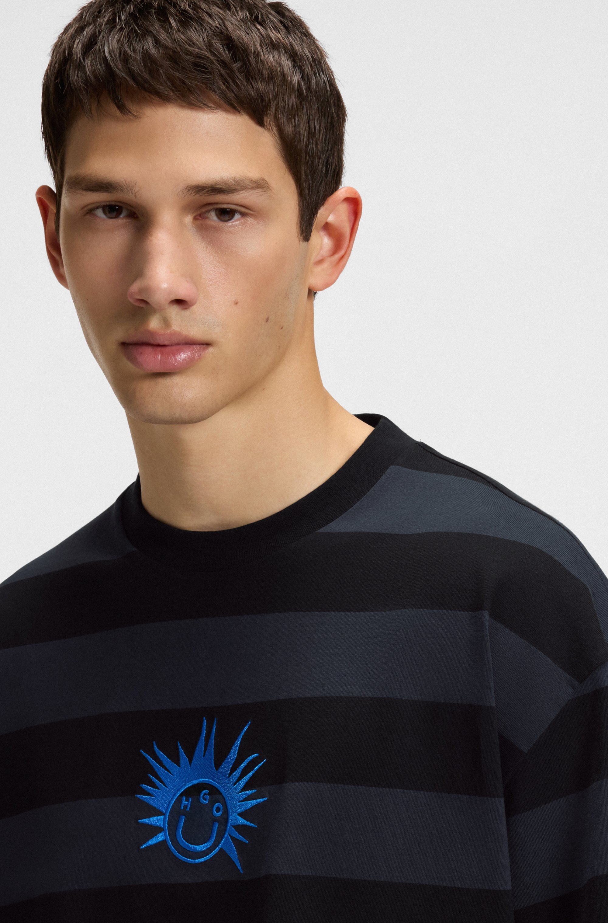 HUGO Blue T-Shirt "Nisite", regular fit günstig online kaufen