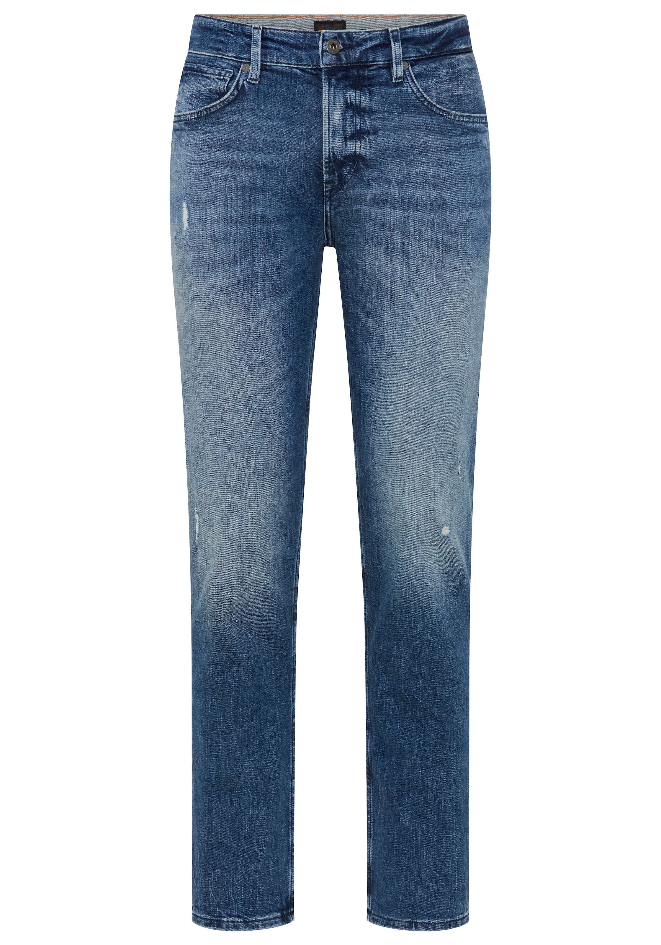 BOSS ORANGE "RE.MAINE" Regular Fit, Baumwoll-Mix, used washed