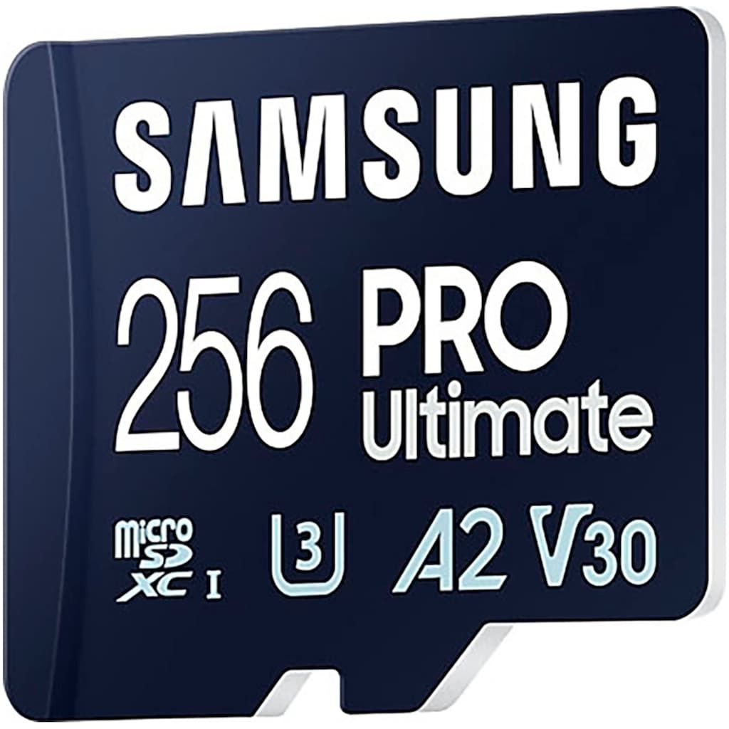 Samsung Speicherkarte »PRO Ultimate microSD 256GB«, (Video Speed Class 30 (V30)/UHS Speed Class 3 (U3) 200 MB/s Lesegeschwindigkeit)