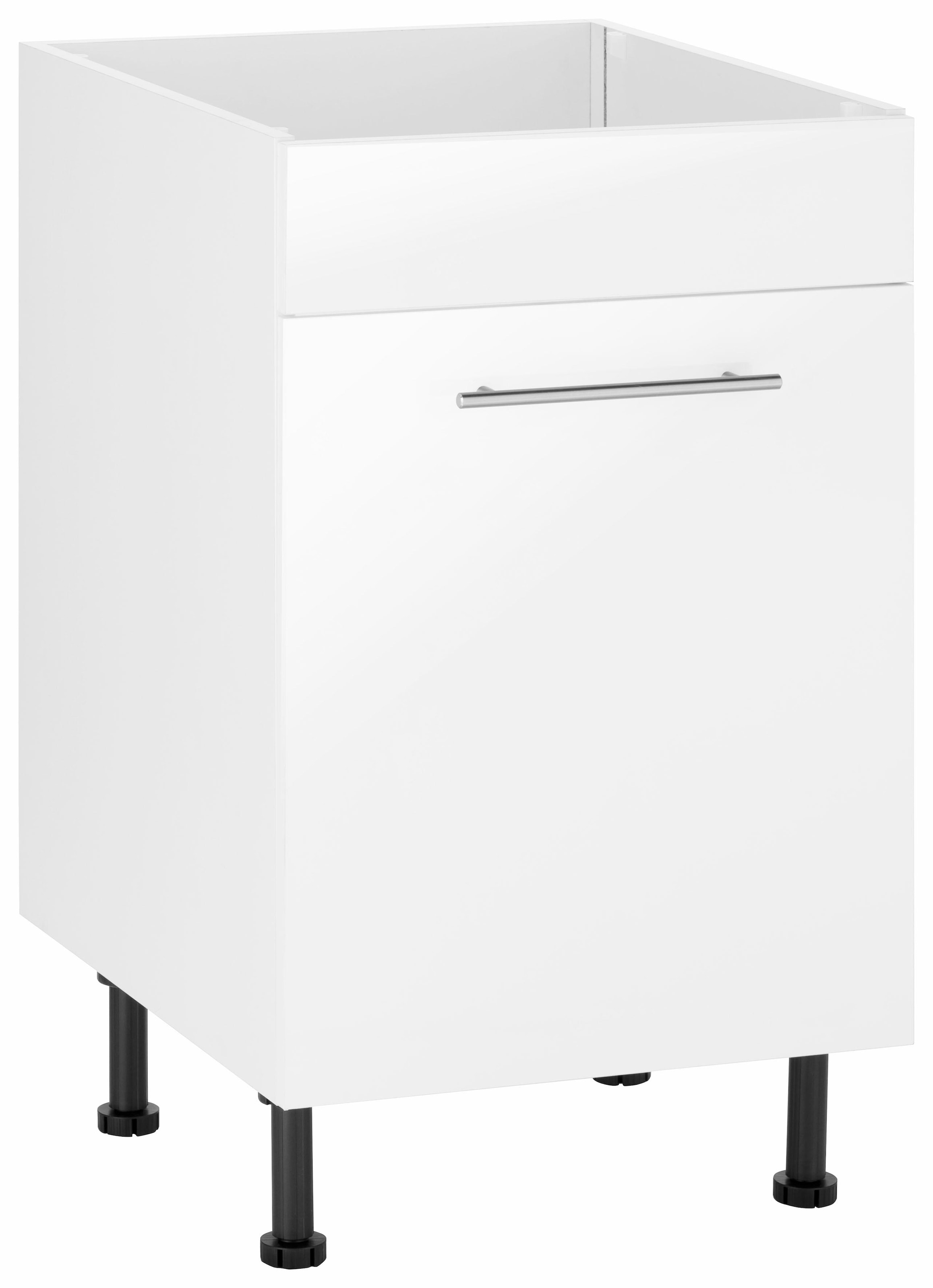 wiho Küchen Spülenschrank »Ela«, Breite 50 cm, höhenverstellbare Füße